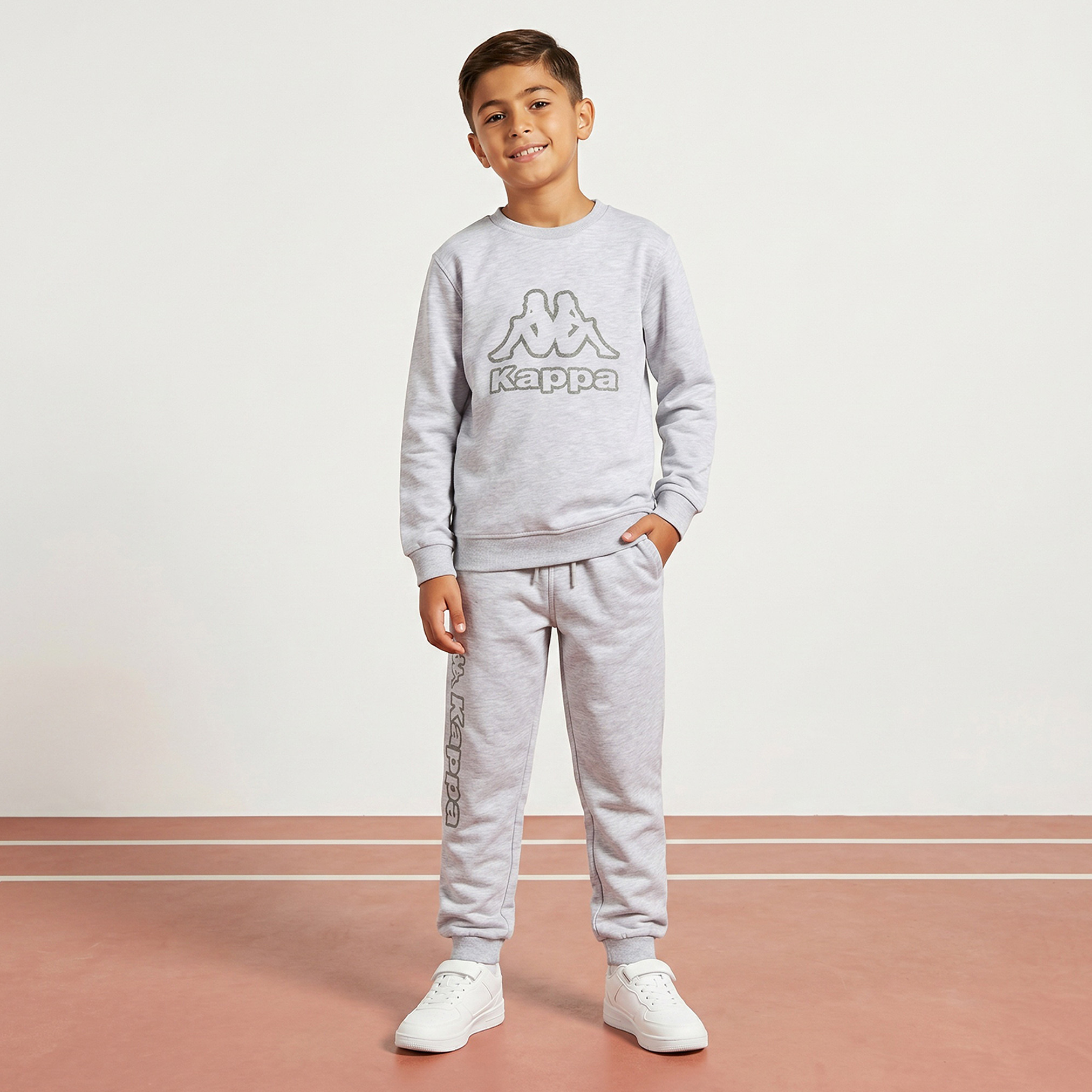 Kappa Drawstring Waistband Joggers with Logo Print-boys-clothing-bottoms-joggersandtrackpants-image-5