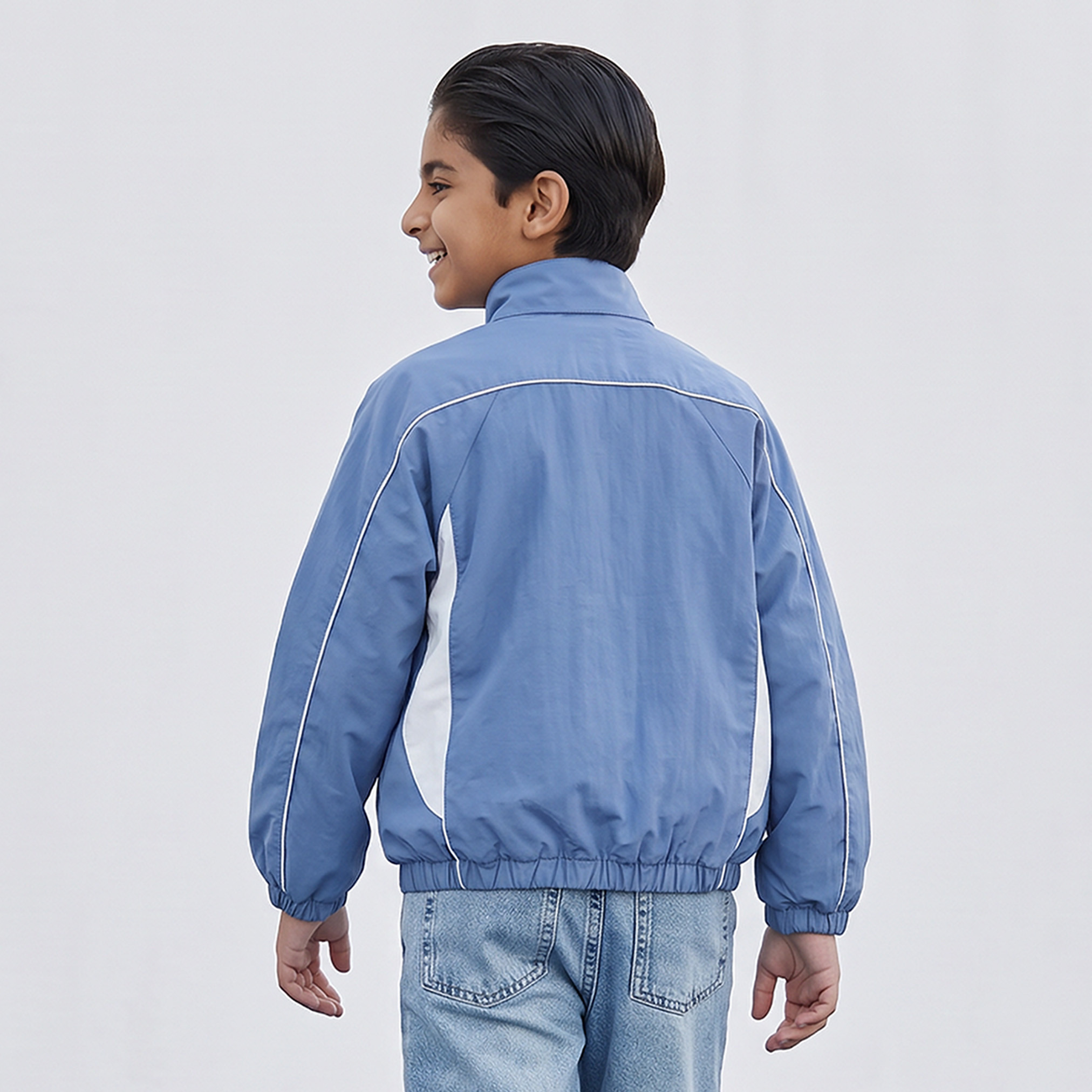 Kappa Logo print Jacket with Zip Closure-boys-clothing-jacketsandcoats-image-2