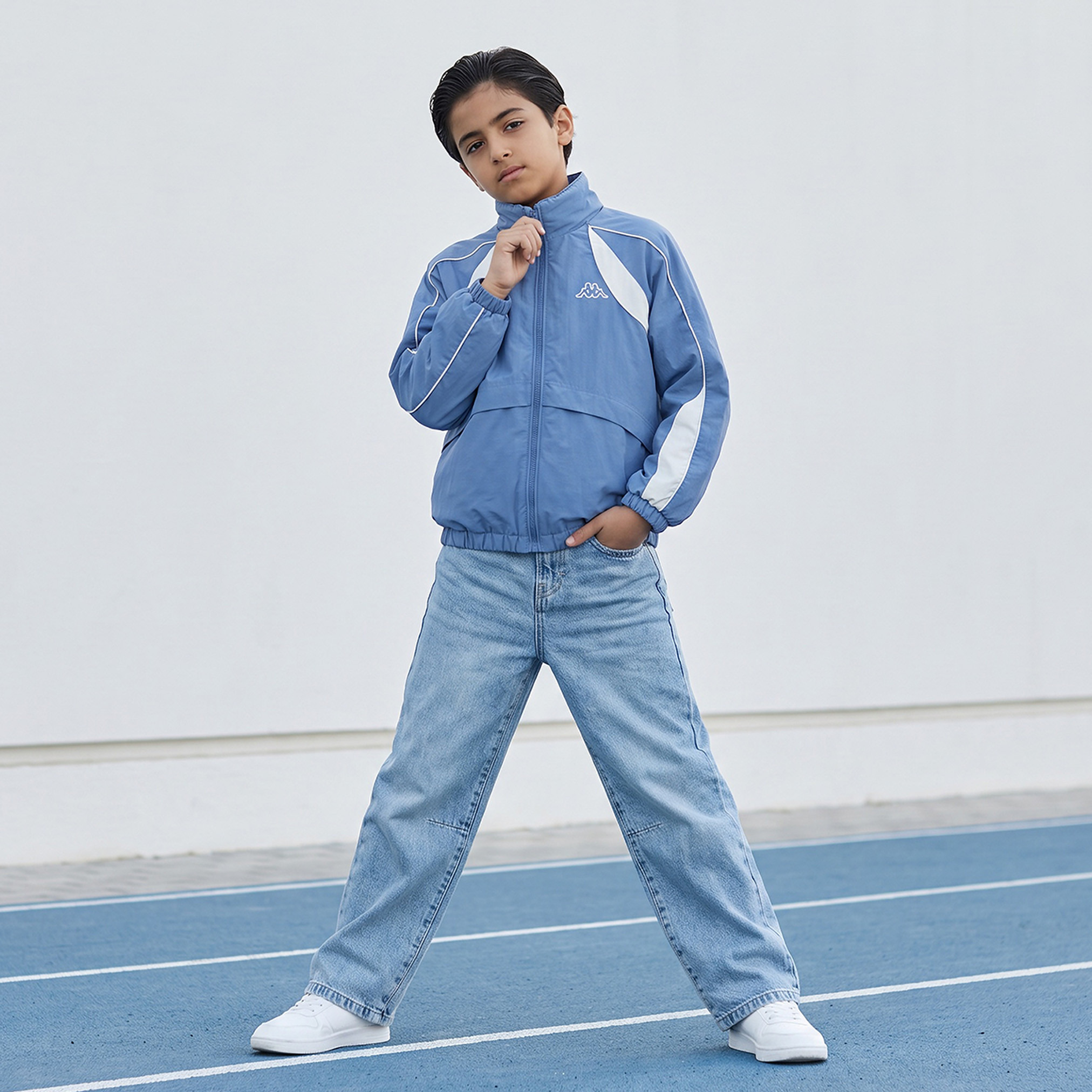 Kappa Logo print Jacket with Zip Closure-boys-clothing-jacketsandcoats-image-3