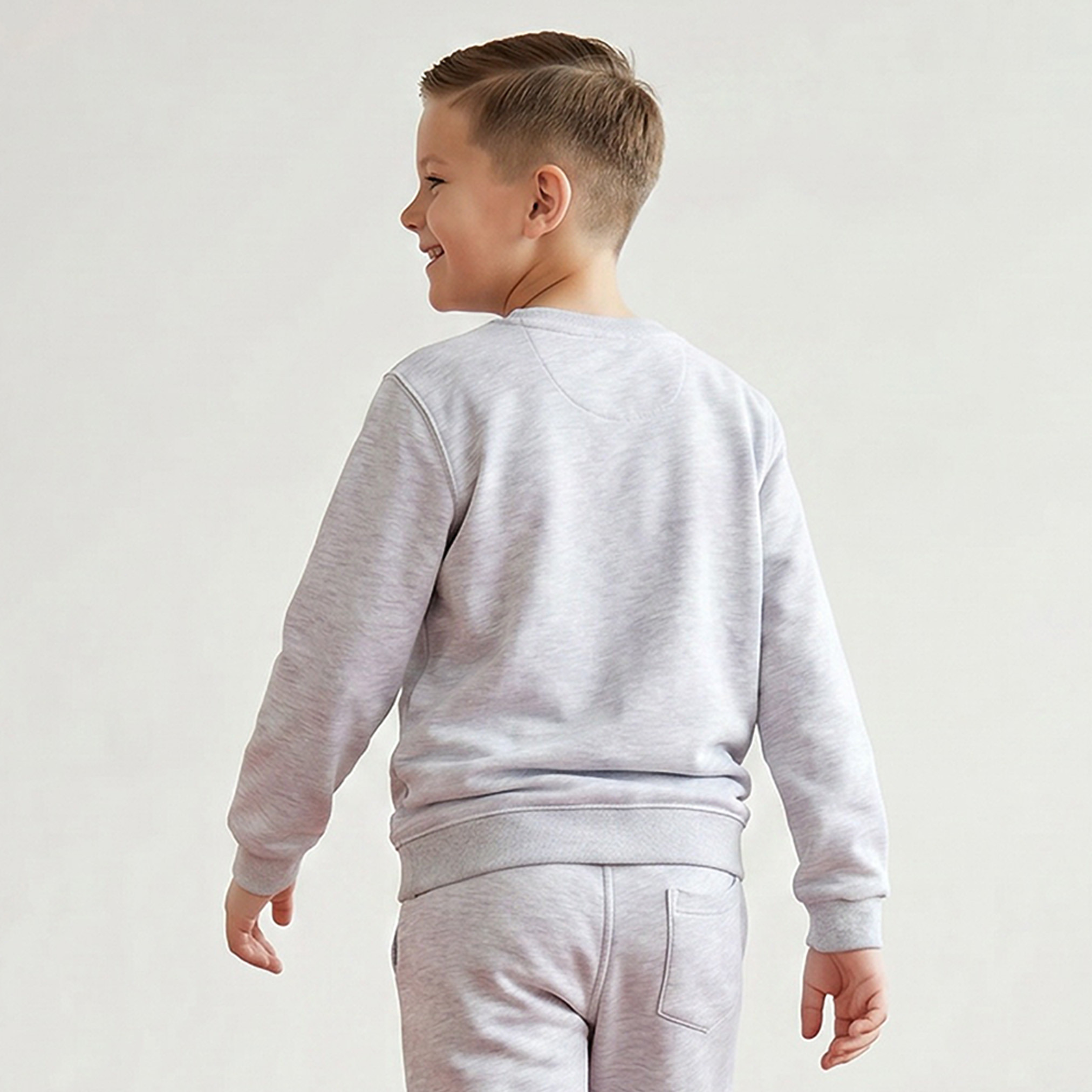 Kappa Crew Neck Sweatshirt with Logo Print-boys-clothing-winterwear-sweatshirts-image-3