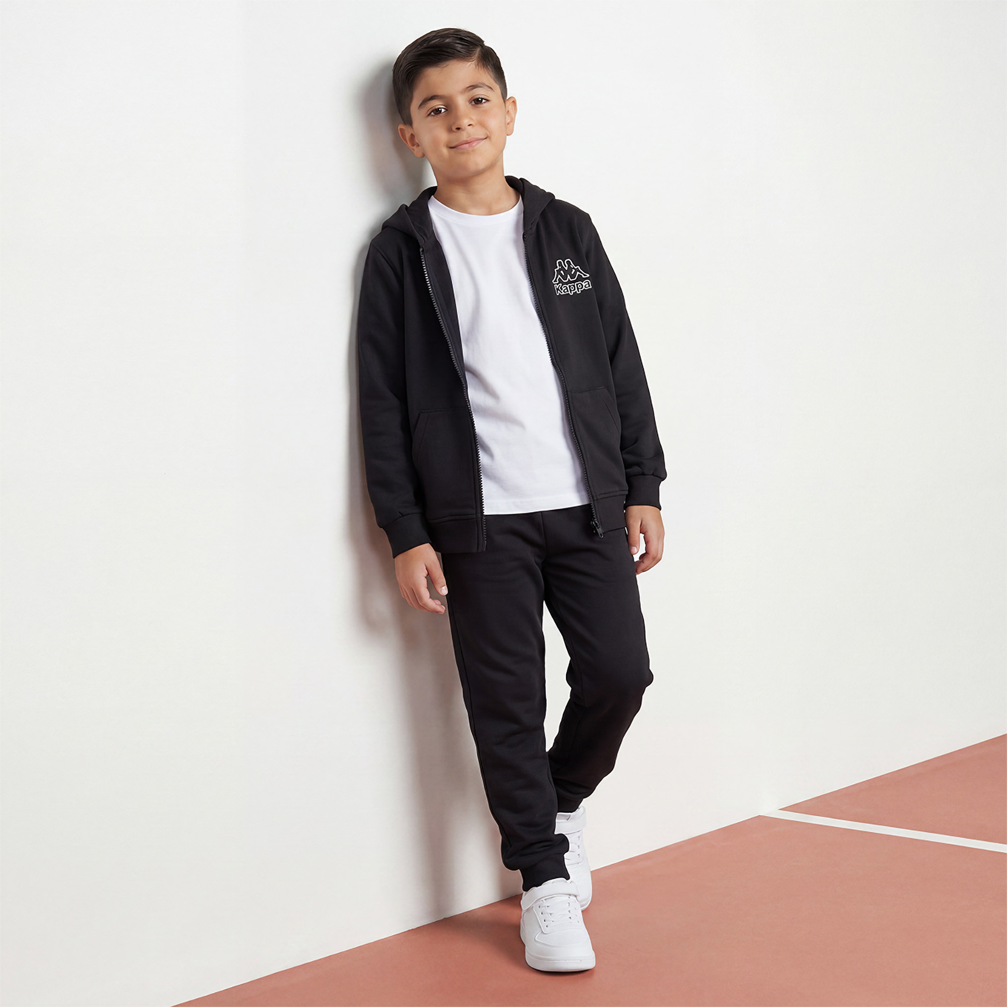 Kappa Hooded Sweatshirt with Long Sleeves-boys-clothing-winterwear-sweatshirts-image-5