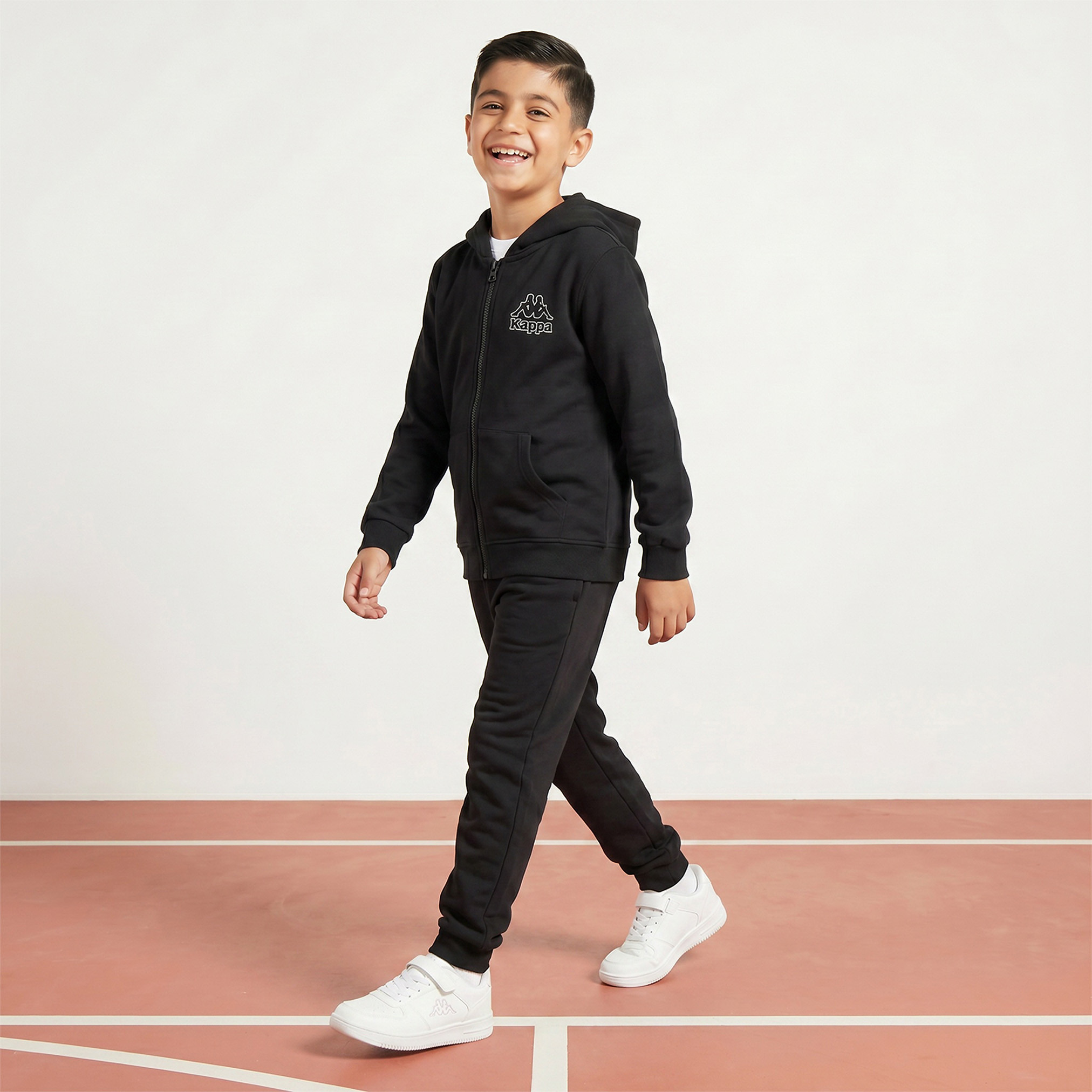 Kappa Hooded Sweatshirt with Long Sleeves-boys-clothing-winterwear-sweatshirts-image-6