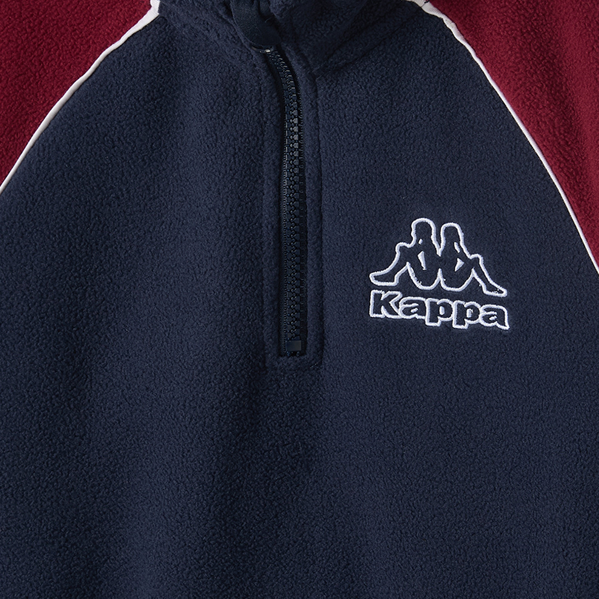 Kappa Logo Embroidered Sweatshirt with Long Sleeves-boys-clothing-winterwear-sweatshirts-image-5