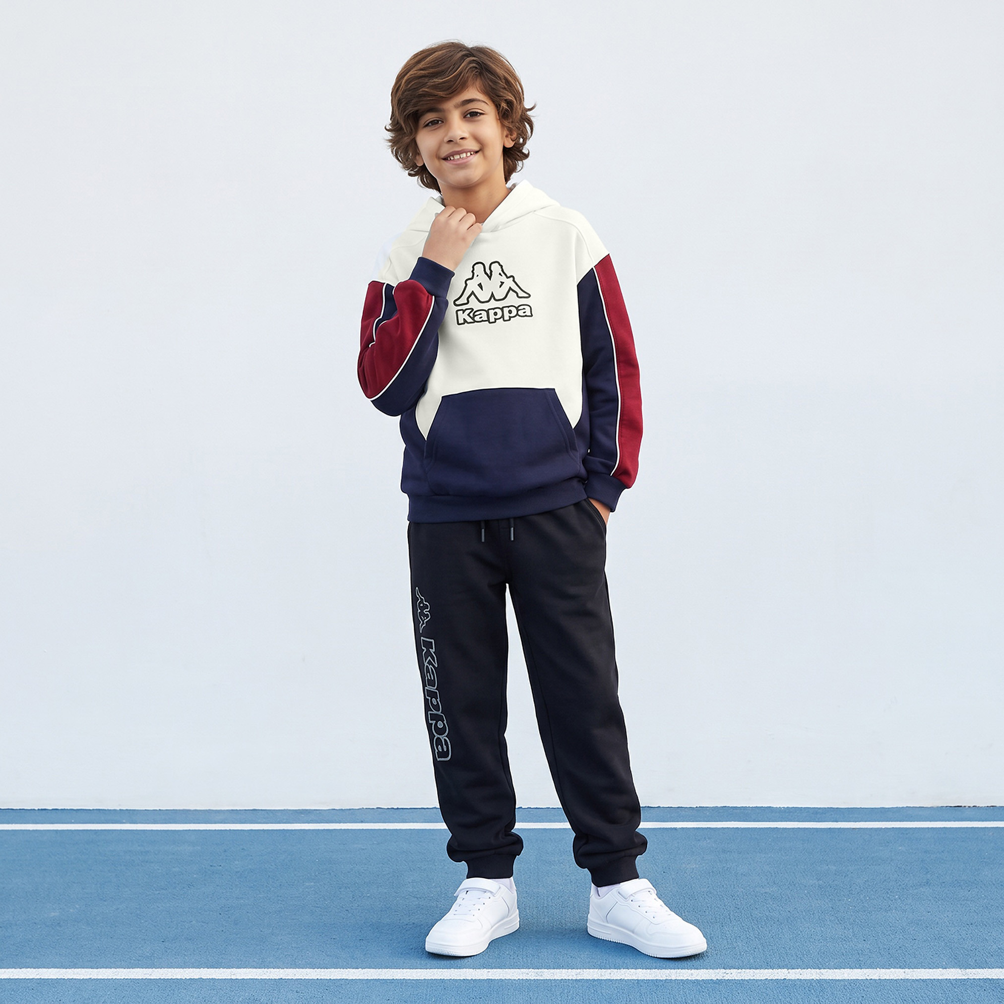 سويت شيرت بقوالب ملونة وقبعة من كابا-boys-clothing-winterwear-sweatshirts-image-2