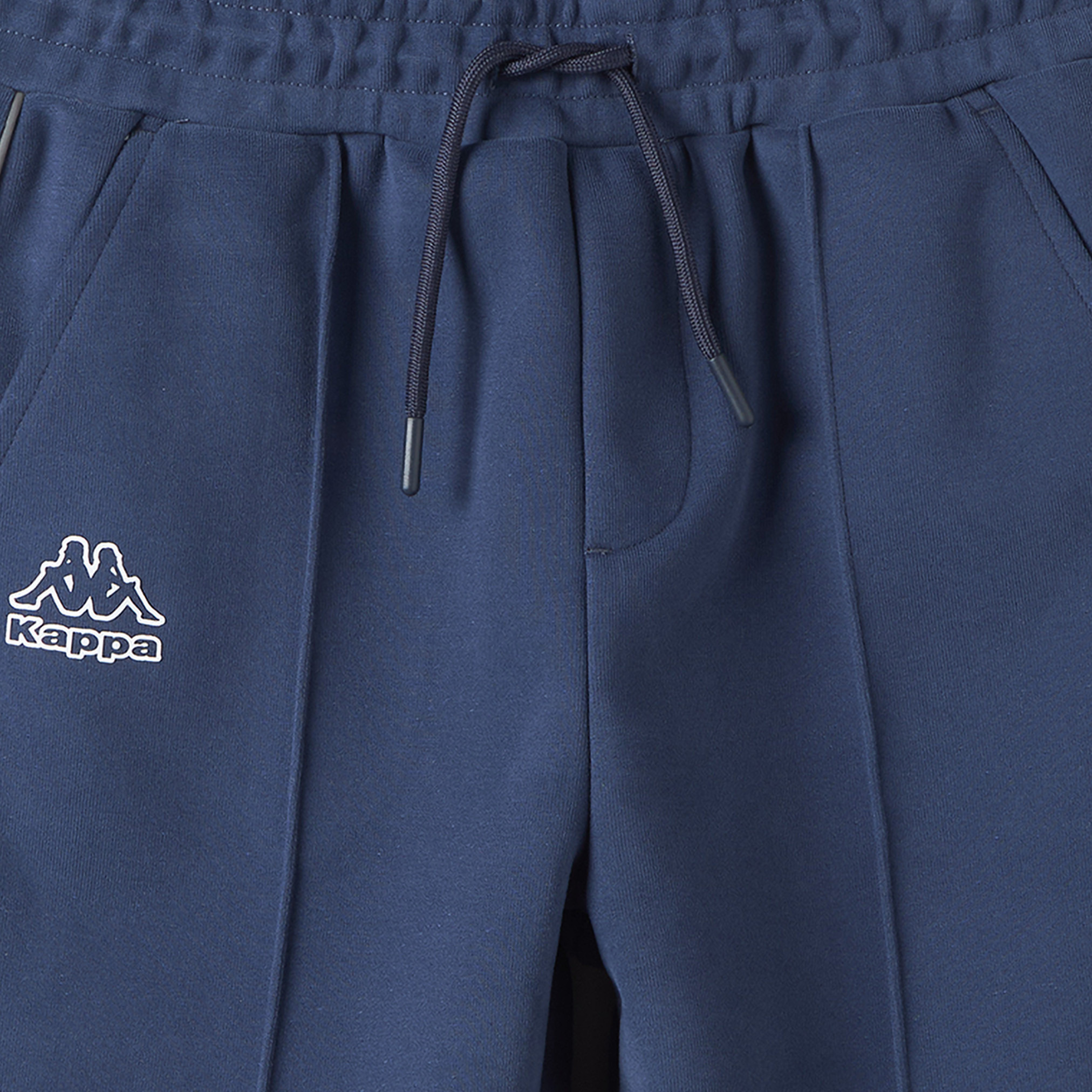 Kappa Hooded Neck Long Sleeves Hoodie and Track Pant Set with Drawstring Closure-boys-clothing-setsandcoords-image-7