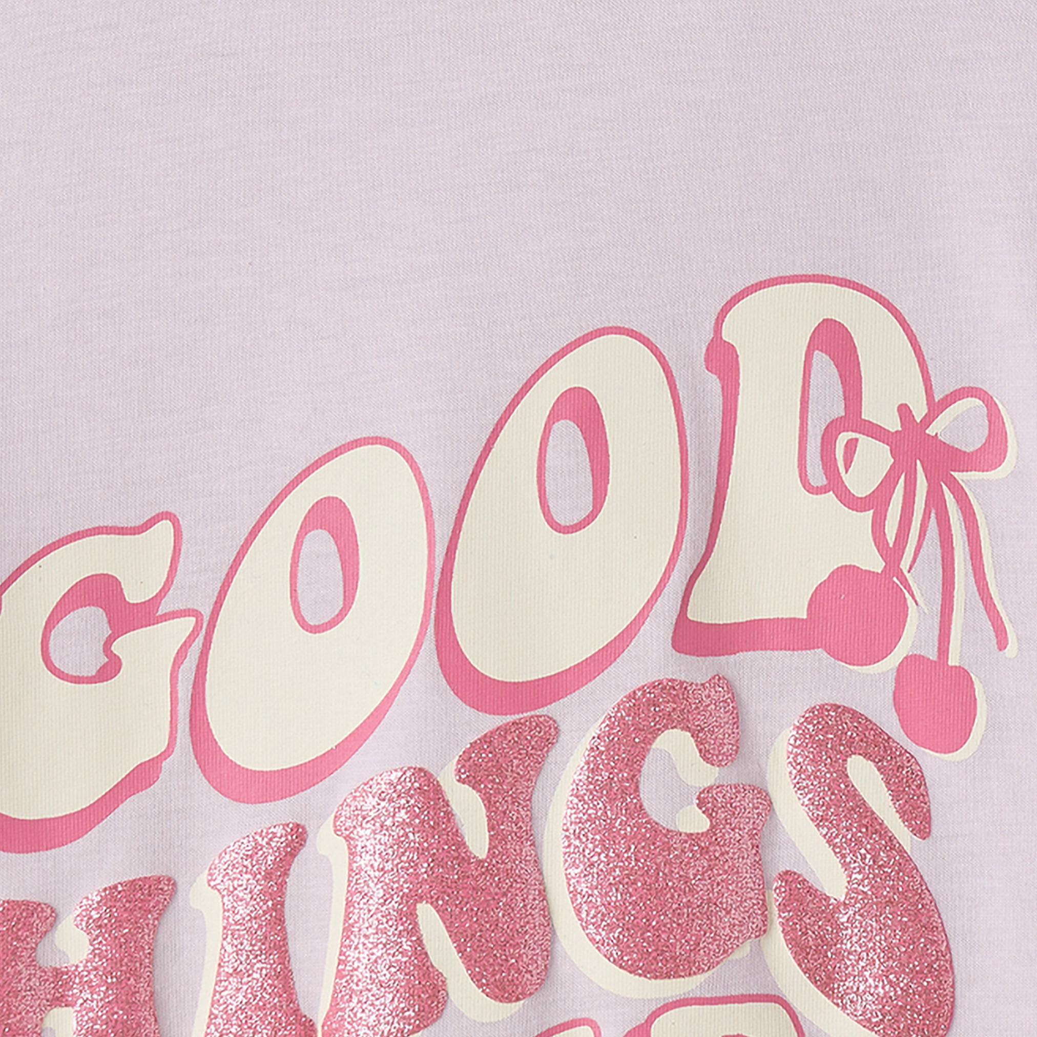 Juniors Crew Neck Short Sleeves T-shirt with Typography Print-girls-clothing-tshirts-image-5