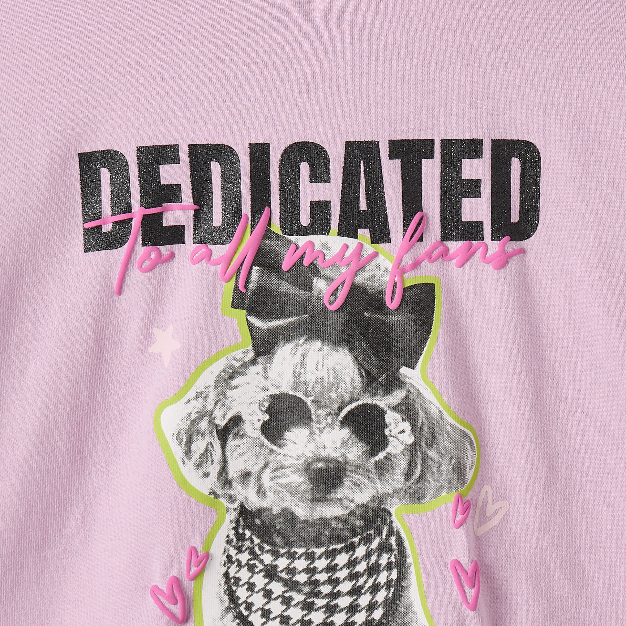 تيشيرت بياقة ضيقة وأكمام طويلة وطبعات من جونيورز-girls-clothing-tshirts-image-4