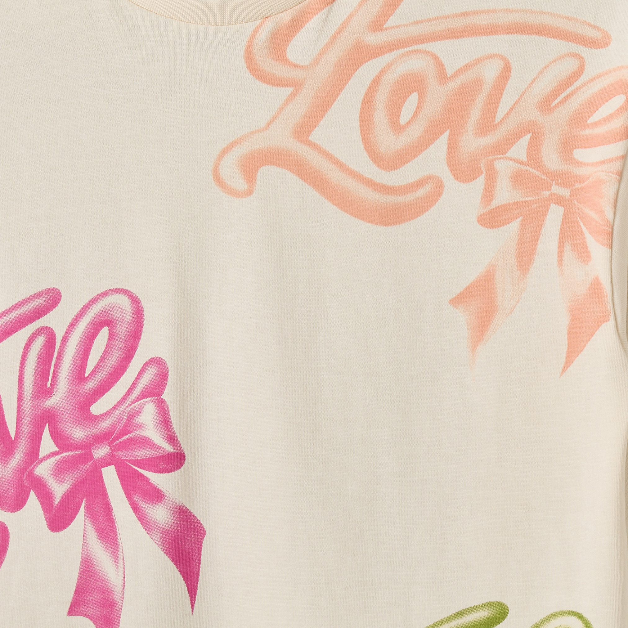 Juniors Print Crew Neck Long Sleeves T-shirt with Typography Print-girls-clothing-tshirts-image-5
