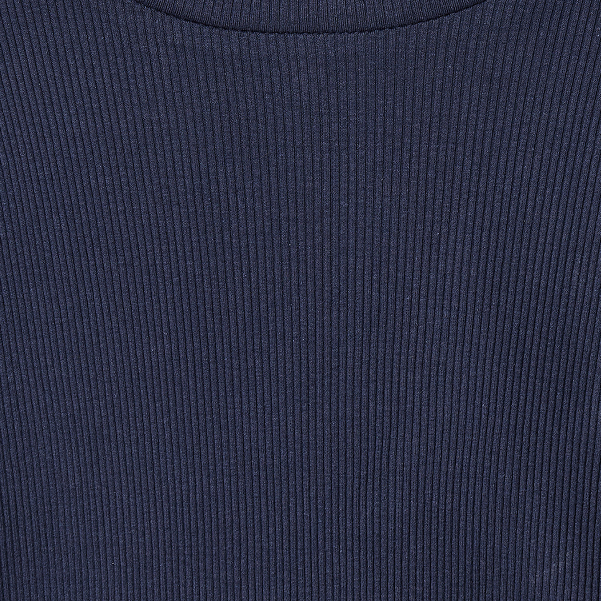 Juniors High Neck Long Sleeves T-shirt with Ribbed Design-girls-clothing-tshirts-image-4