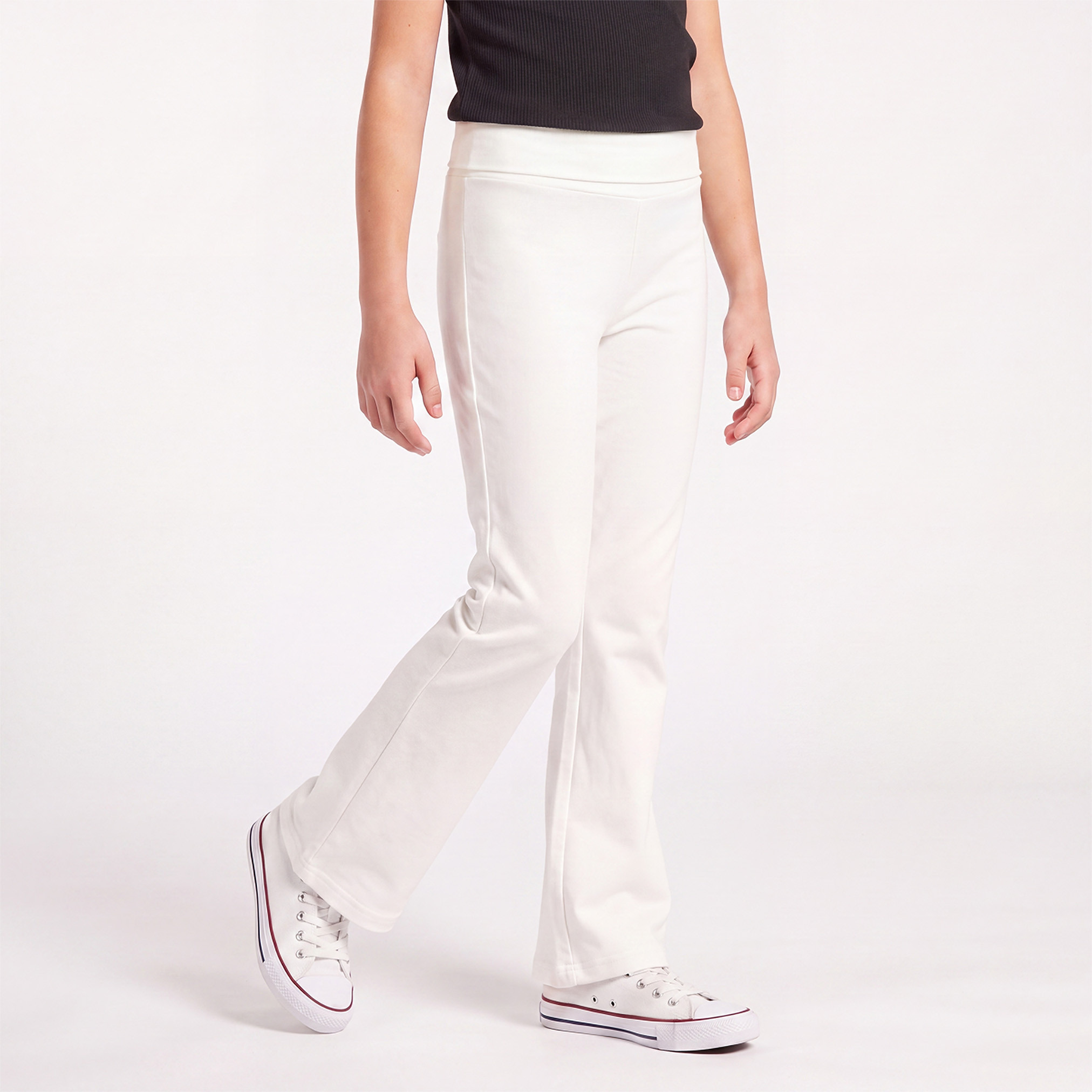Juniors Flared Leggings with Waistband-girls-clothing-bottoms-leggings-image-1