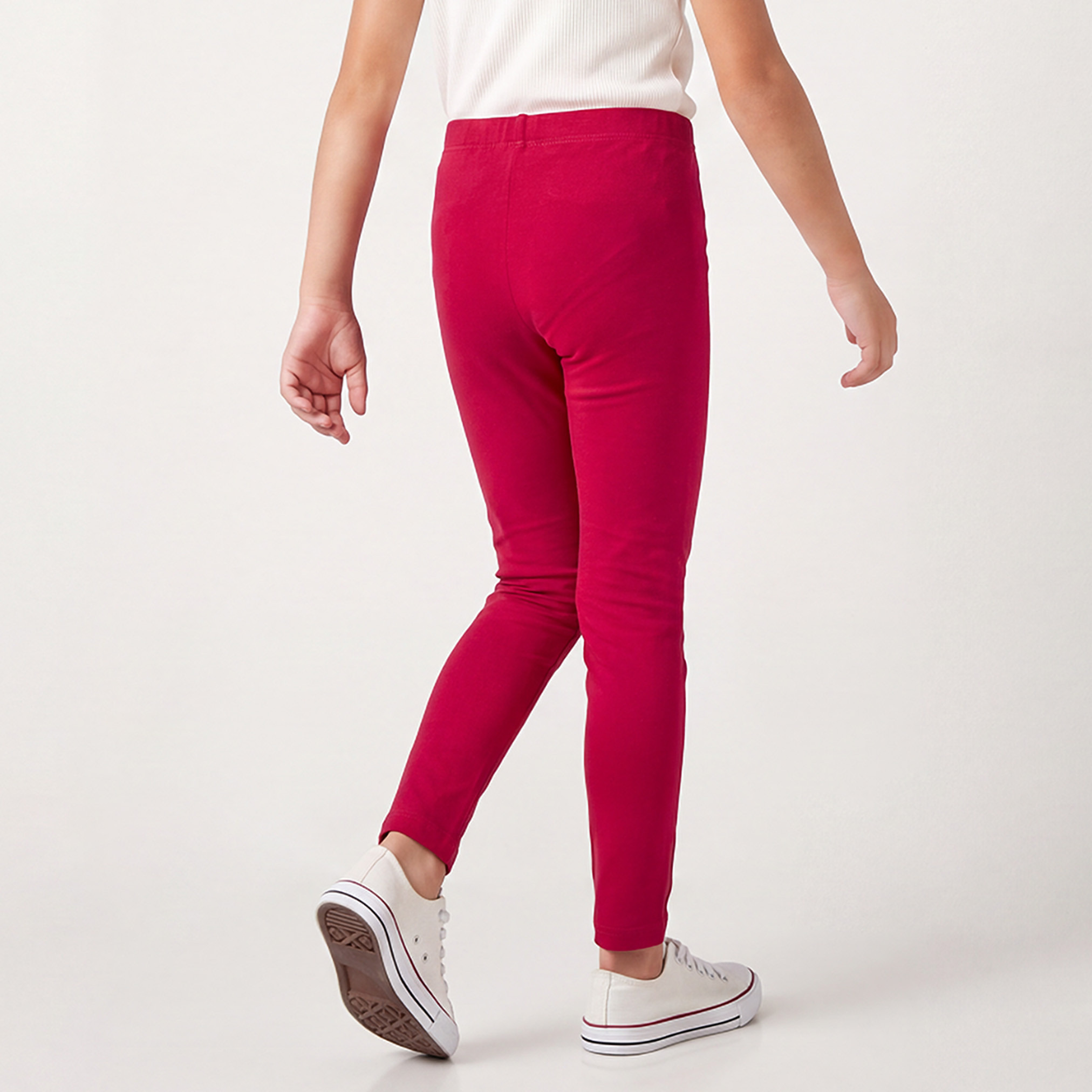 Juniors Leggings with Elasticated Waist-girls-clothing-bottoms-leggings-image-3