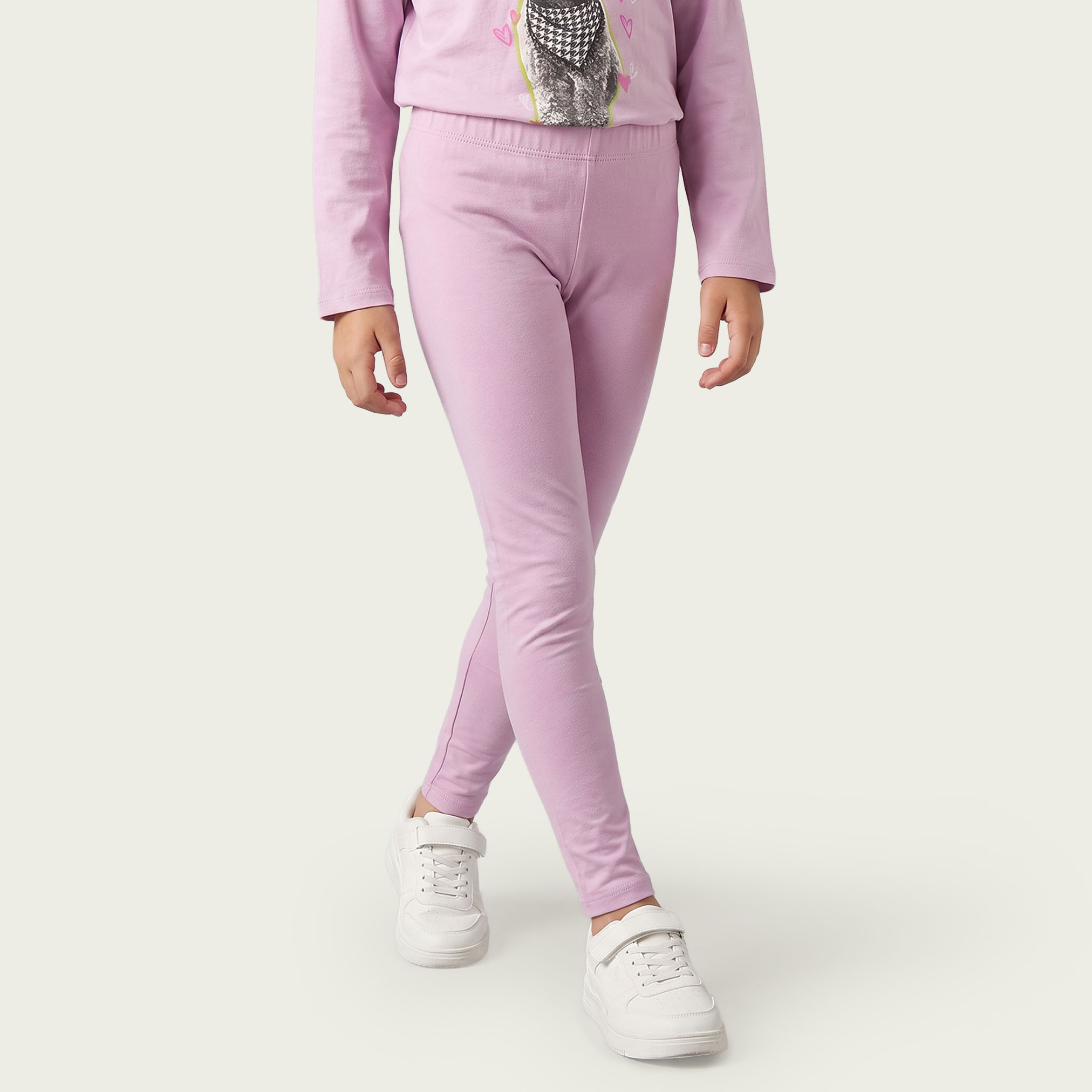 بنطلون ليقنز بخصر مطاطي من جونيورز-girls-clothing-bottoms-leggings-image-1