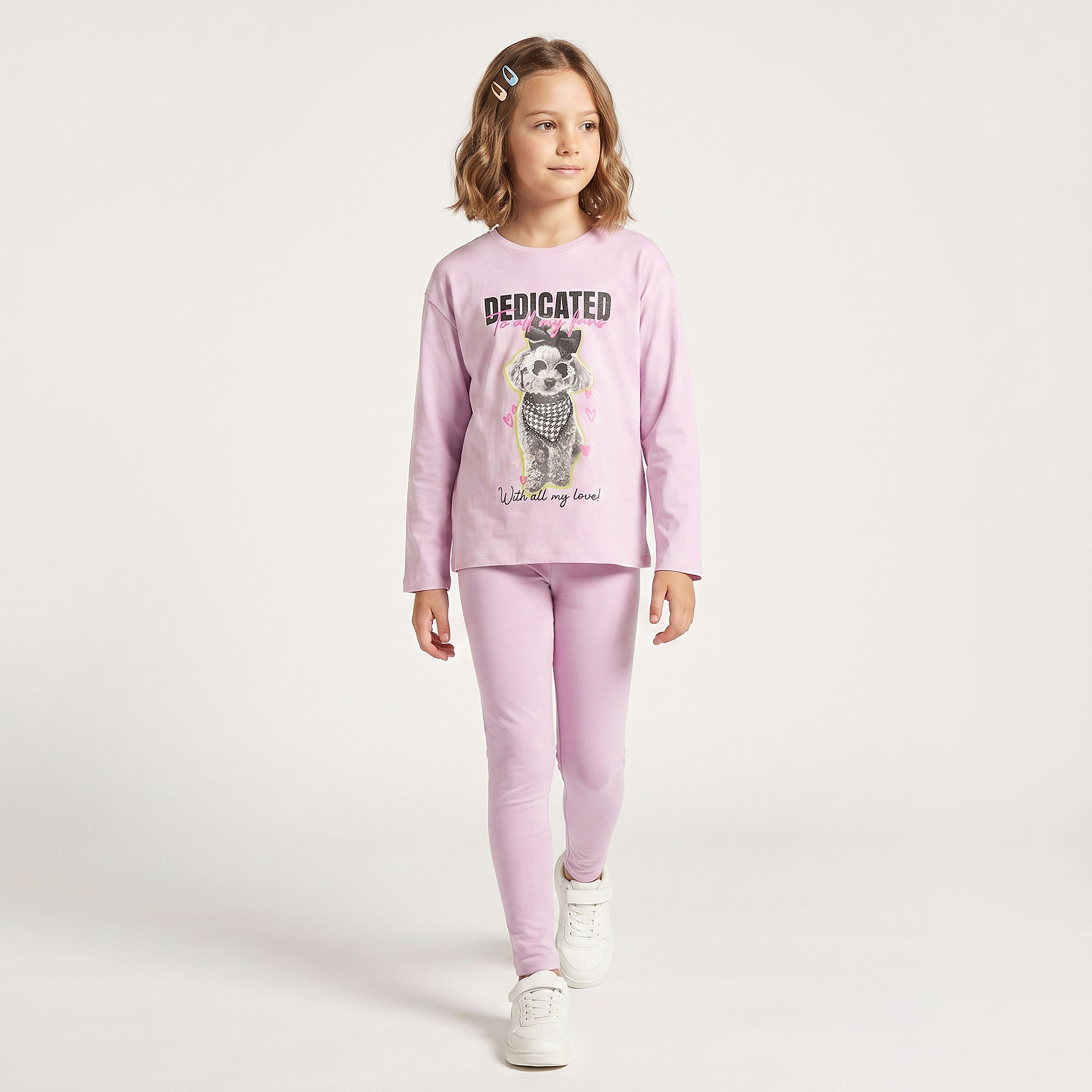 بنطلون ليقنز بخصر مطاطي من جونيورز-girls-clothing-bottoms-leggings-image-2