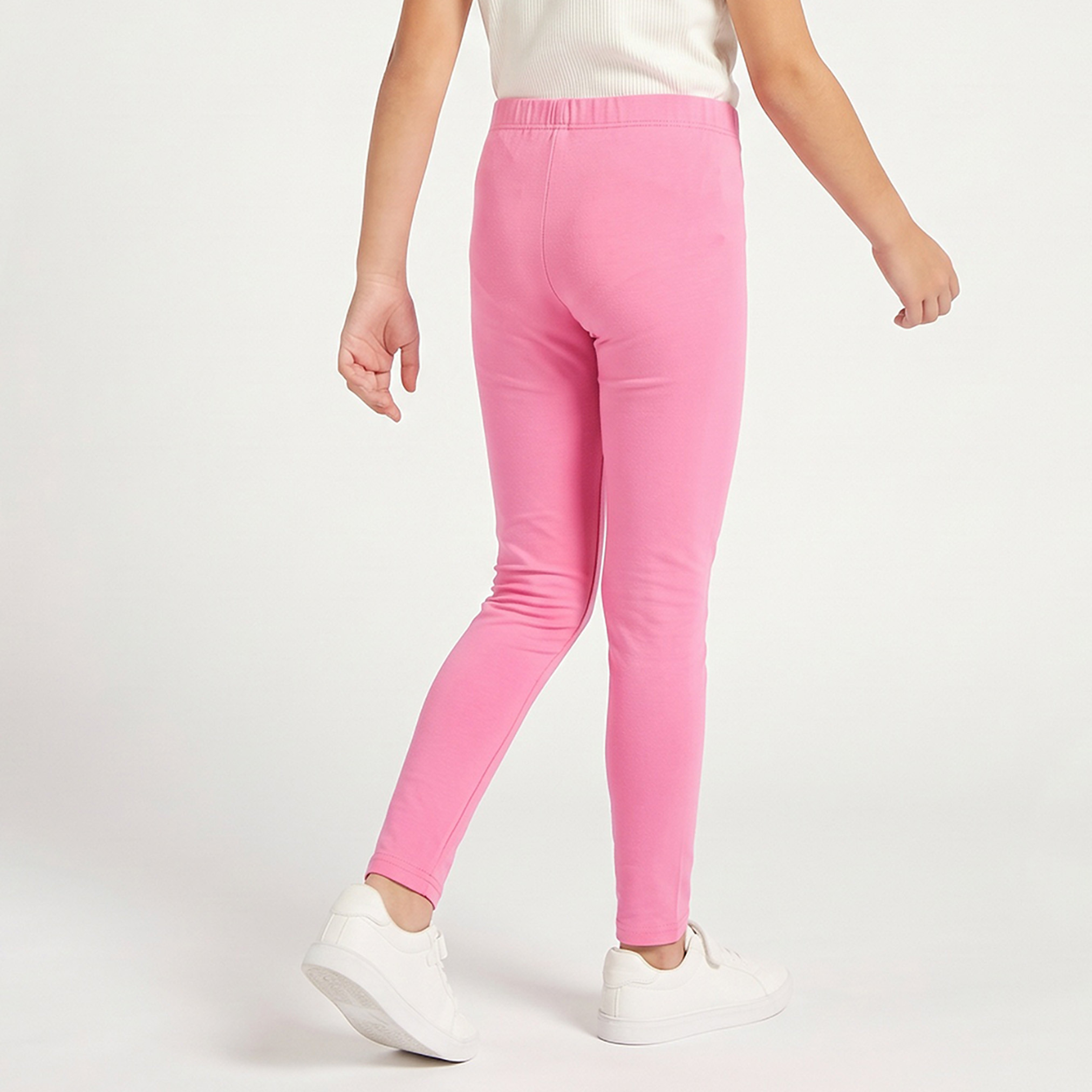 Juniors Leggings with Elasticated Waistband-girls-clothing-bottoms-leggings-image-3