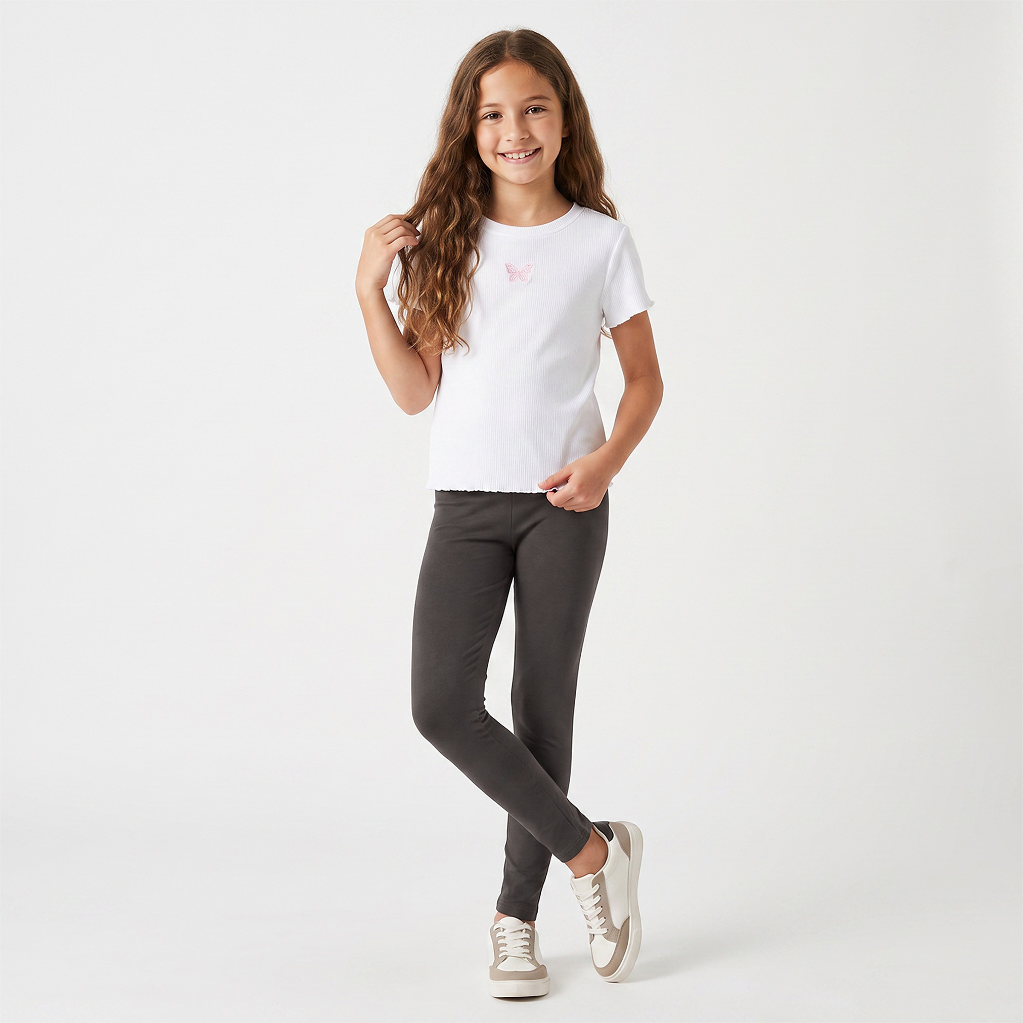 بنطلون ليقنز بخصر مطاطي من جونيورز-girls-clothing-bottoms-leggings-image-2