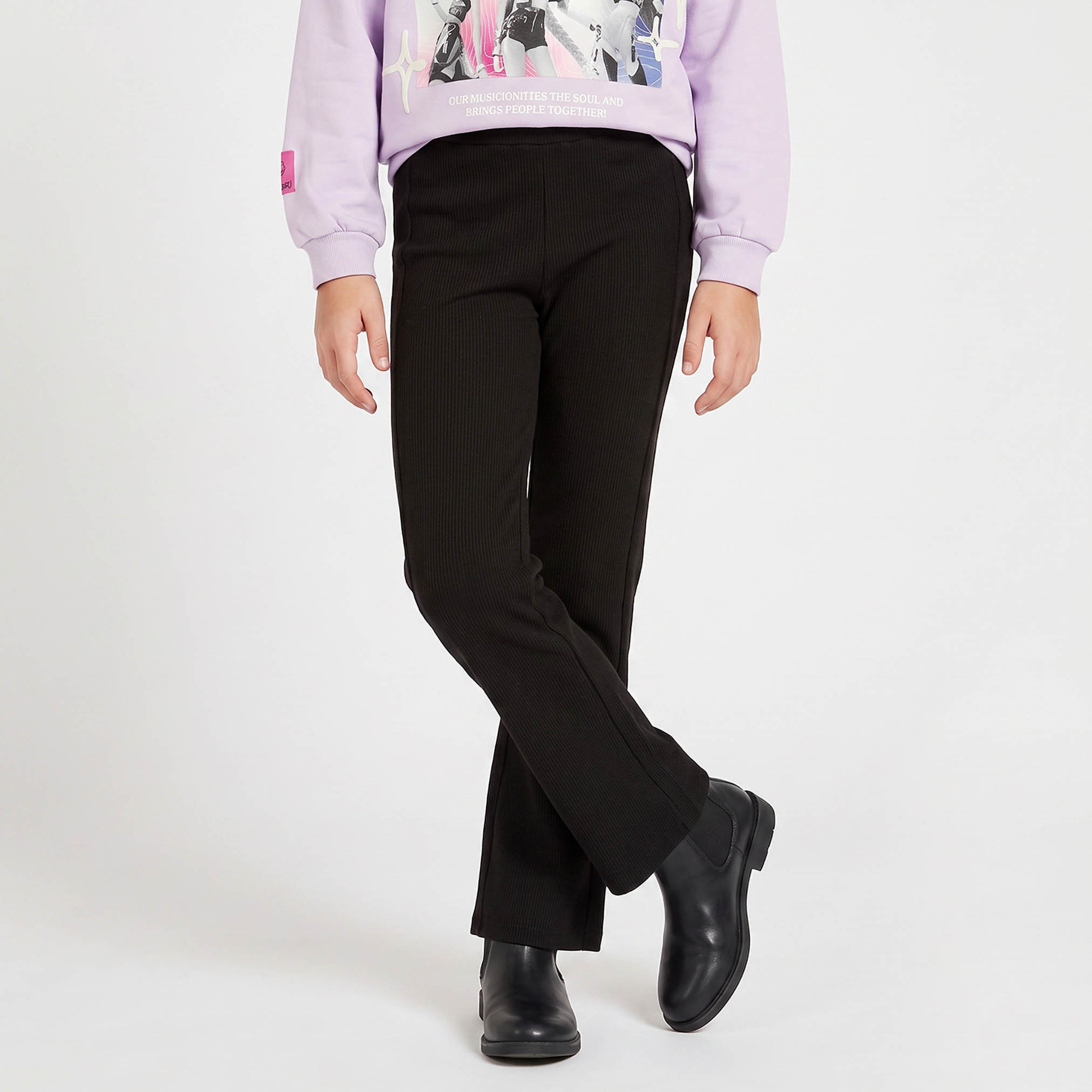 بنطلون ليجنز بتصميم مضلع من جونيورز-girls-clothing-bottoms-leggings-image-1