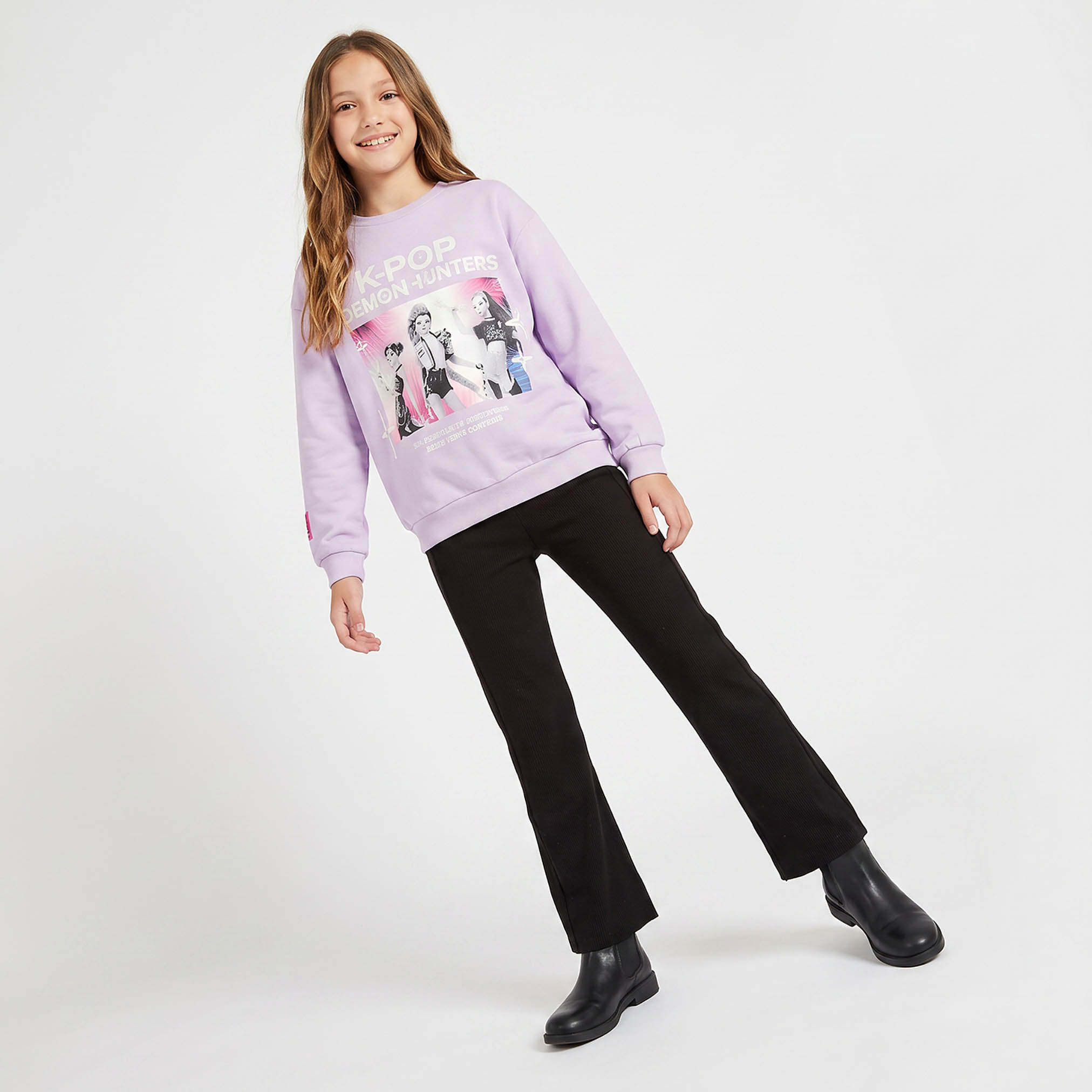 بنطلون ليجنز بتصميم مضلع من جونيورز-girls-clothing-bottoms-leggings-image-5