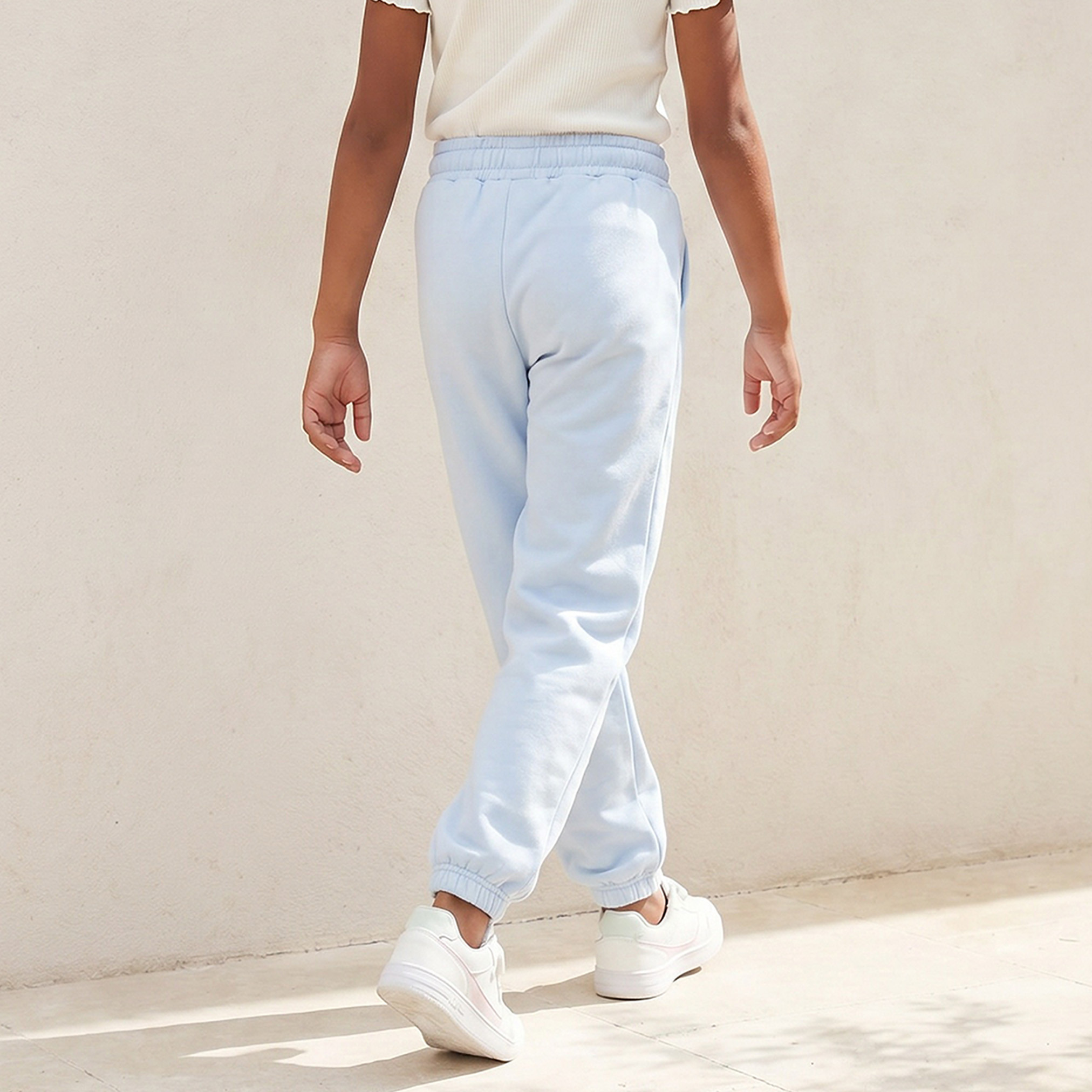 Juniors Drawstring Waistband Joggers with Pockets-girls-clothing-bottoms-joggersandtrackpants-image-3