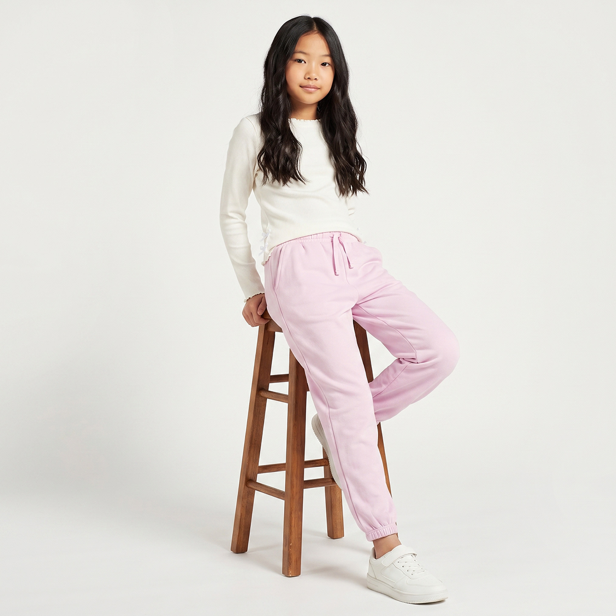 بنطلون رياضي برباط خصر وجيوب من جونيورز-girls-clothing-bottoms-joggersandtrackpants-image-5