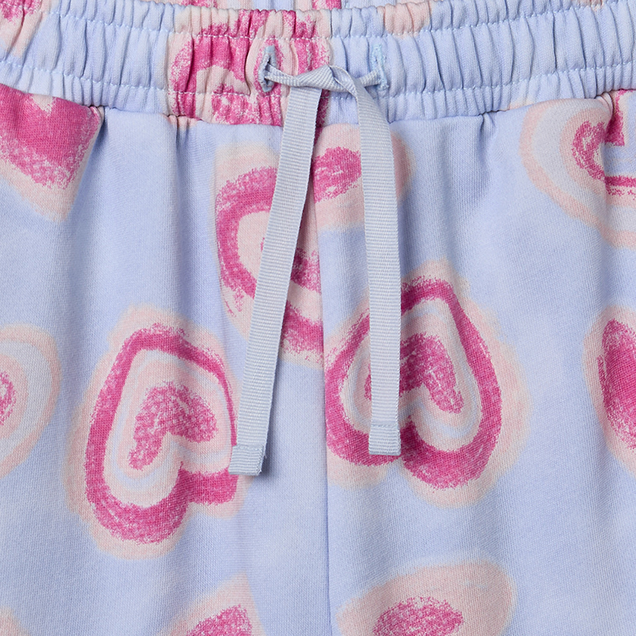 بنطلون رياضي برباط إغلاق وطبعات قلوب من جونيورز-girls-clothing-bottoms-joggersandtrackpants-image-5