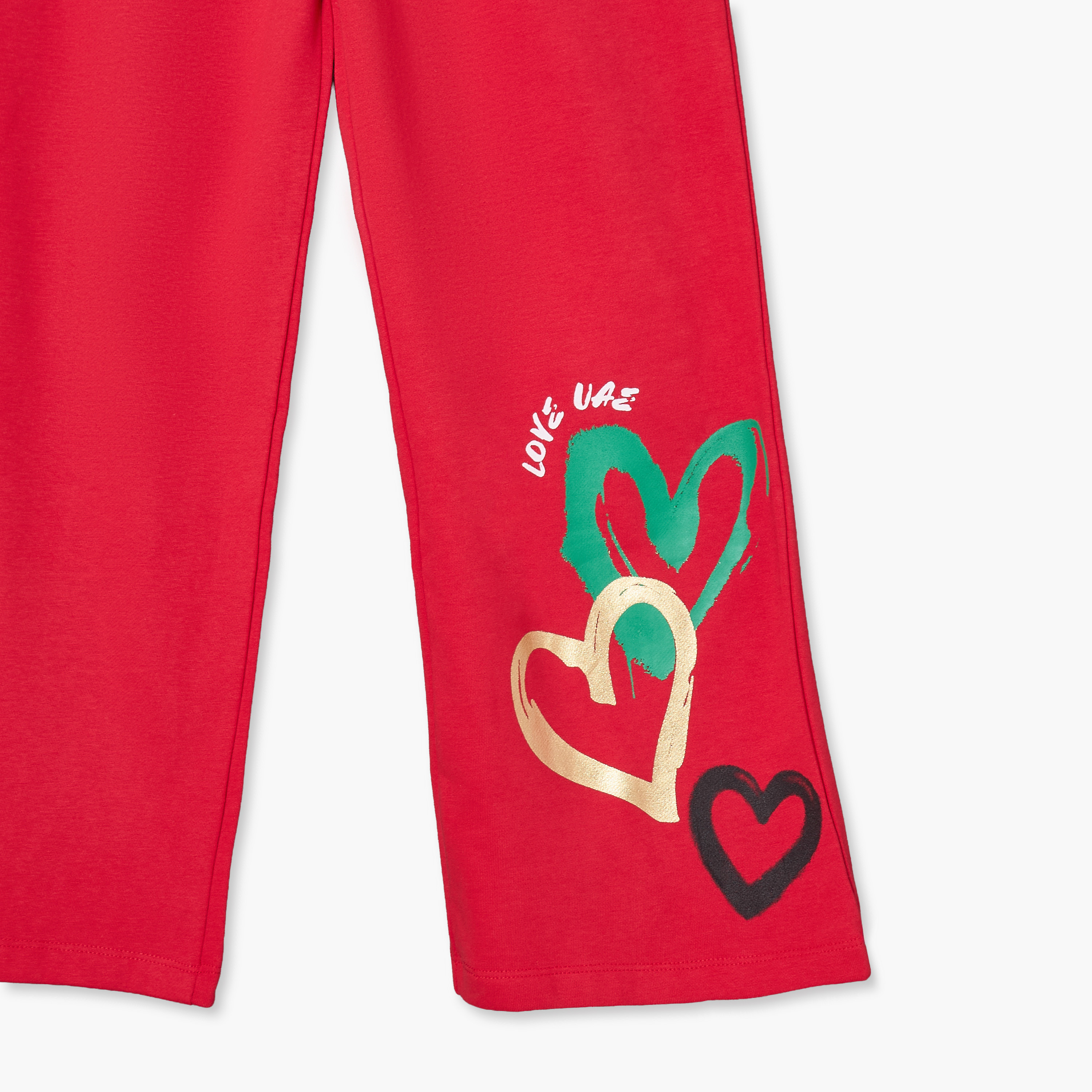 Juniors Regular Fit Trackpants with Pockets, Drawstring Waist-girls-clothing-bottoms-joggersandtrackpants-image-5