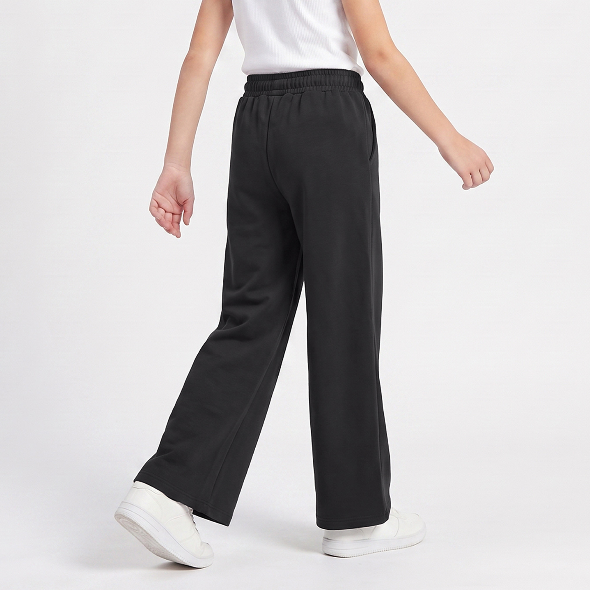 بنطلون رياضي بخصر مطاطي ورباط وجيوب من جونيورز-girls-clothing-bottoms-joggersandtrackpants-image-3