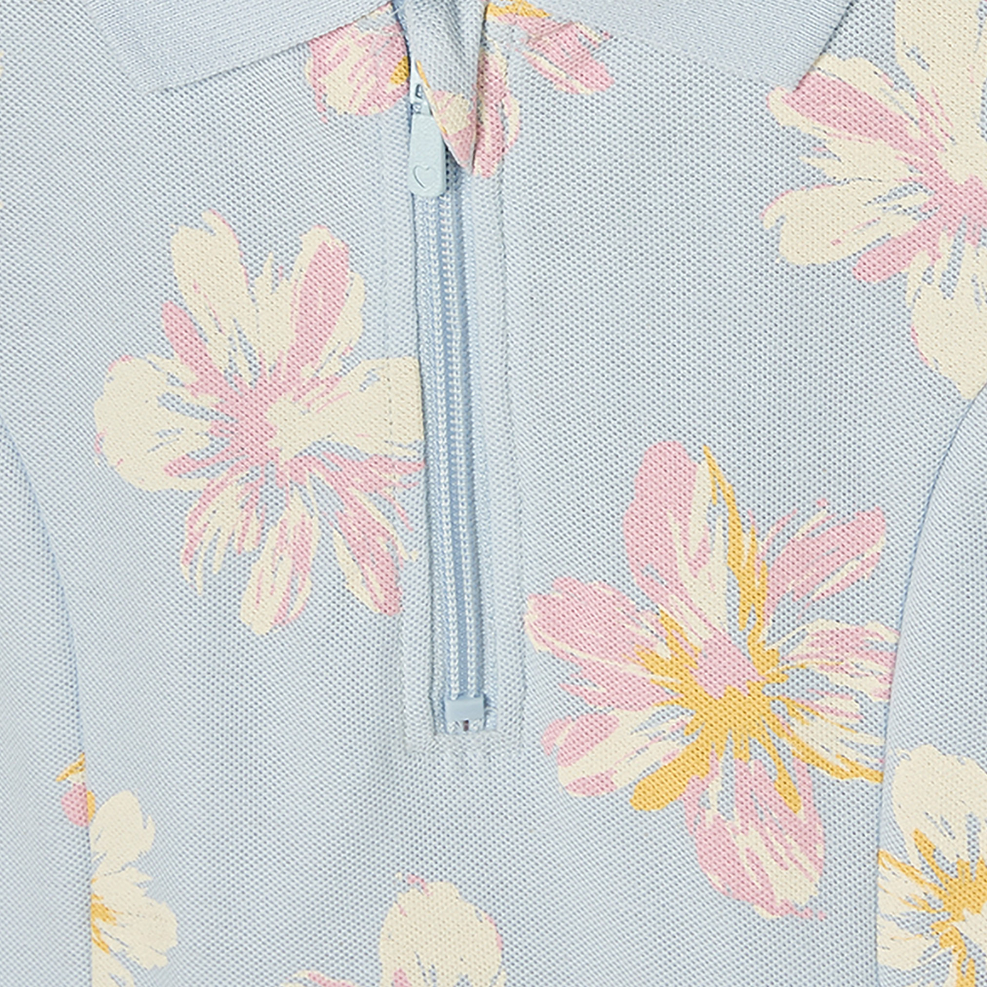Juniors Collared Short Sleeves Knee Length T-shirt Dress with Flounce Hem-girls-clothing-dressesandjumpsuits-image-3