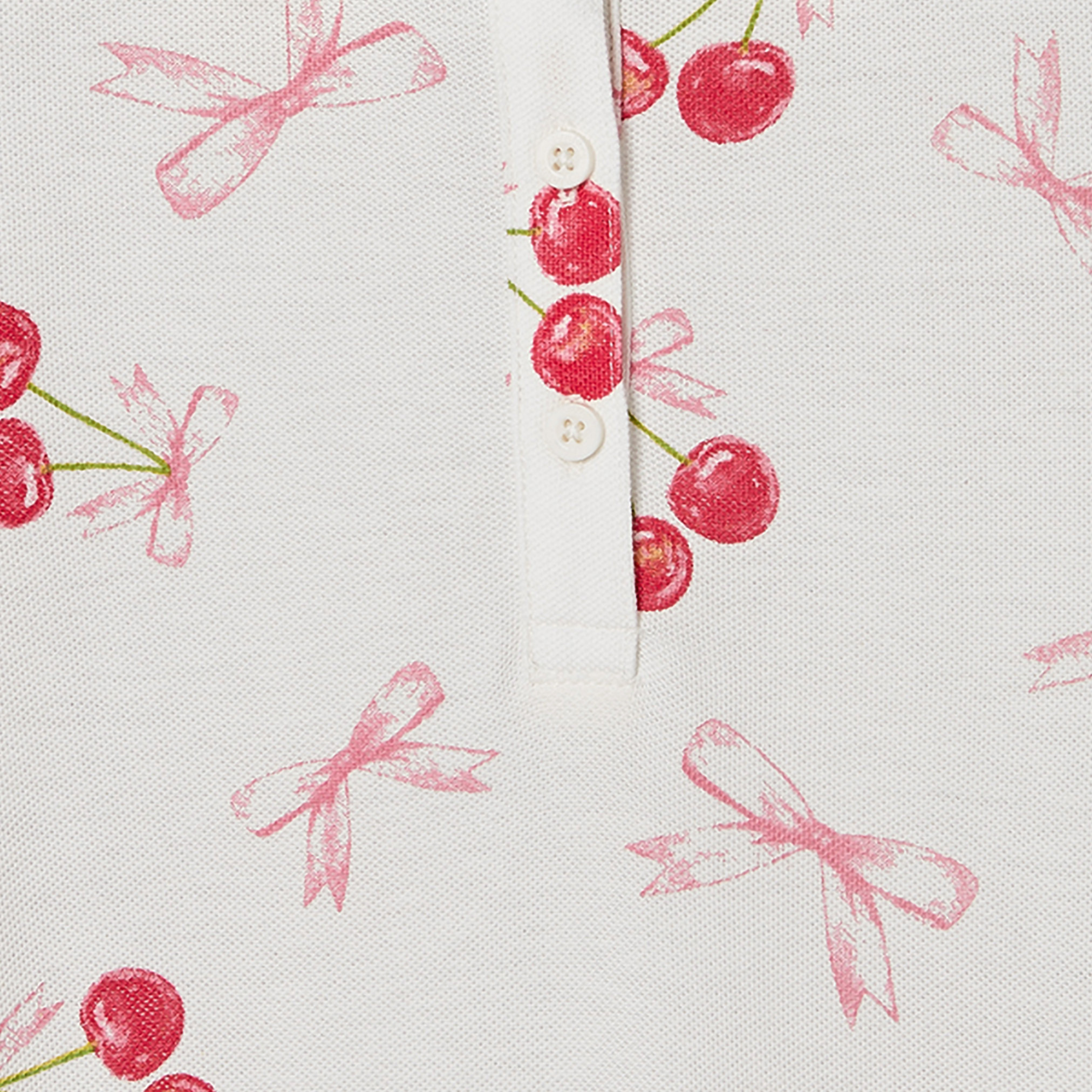 Juniors Collared Long Sleeves Knee Length Polo Dress with Cherry Print-girls-clothing-dressesandjumpsuits-image-5