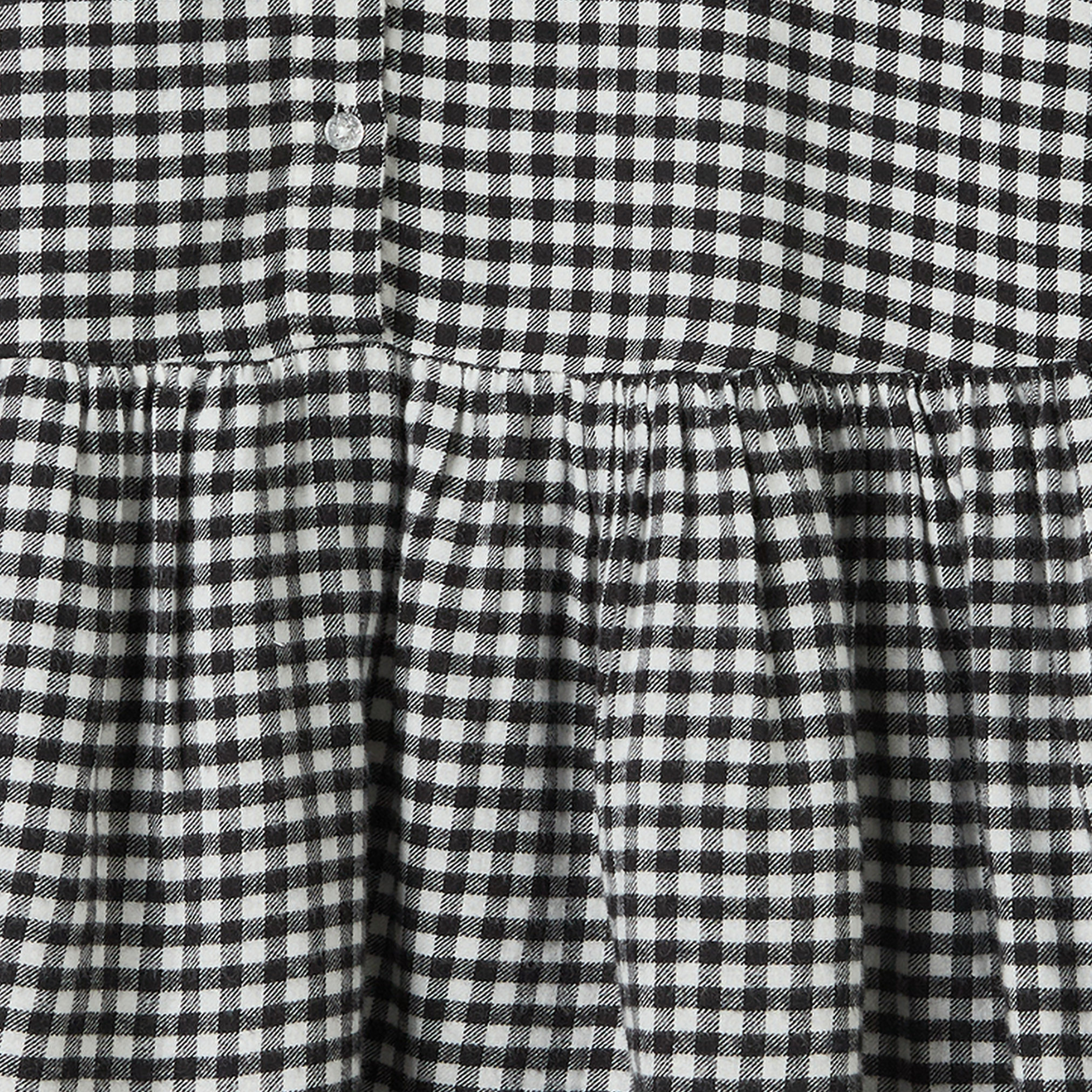 Juniors Collared Short Sleeves Shirt Dress with Checks-girls-clothing-dressesandjumpsuits-image-4