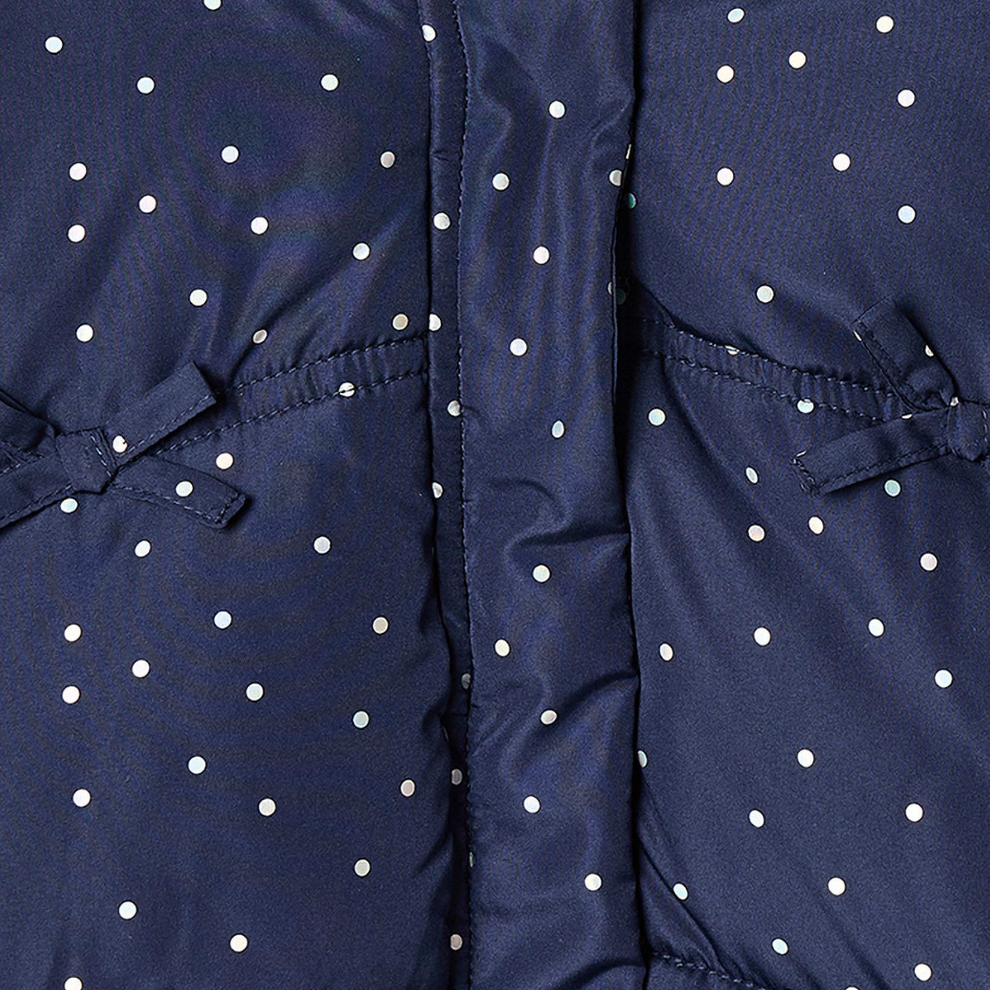 Juniors Hooded Puffer Jacket with Polka Dot Print-girls-clothing-winterwear-jacketsandcoats-image-4
