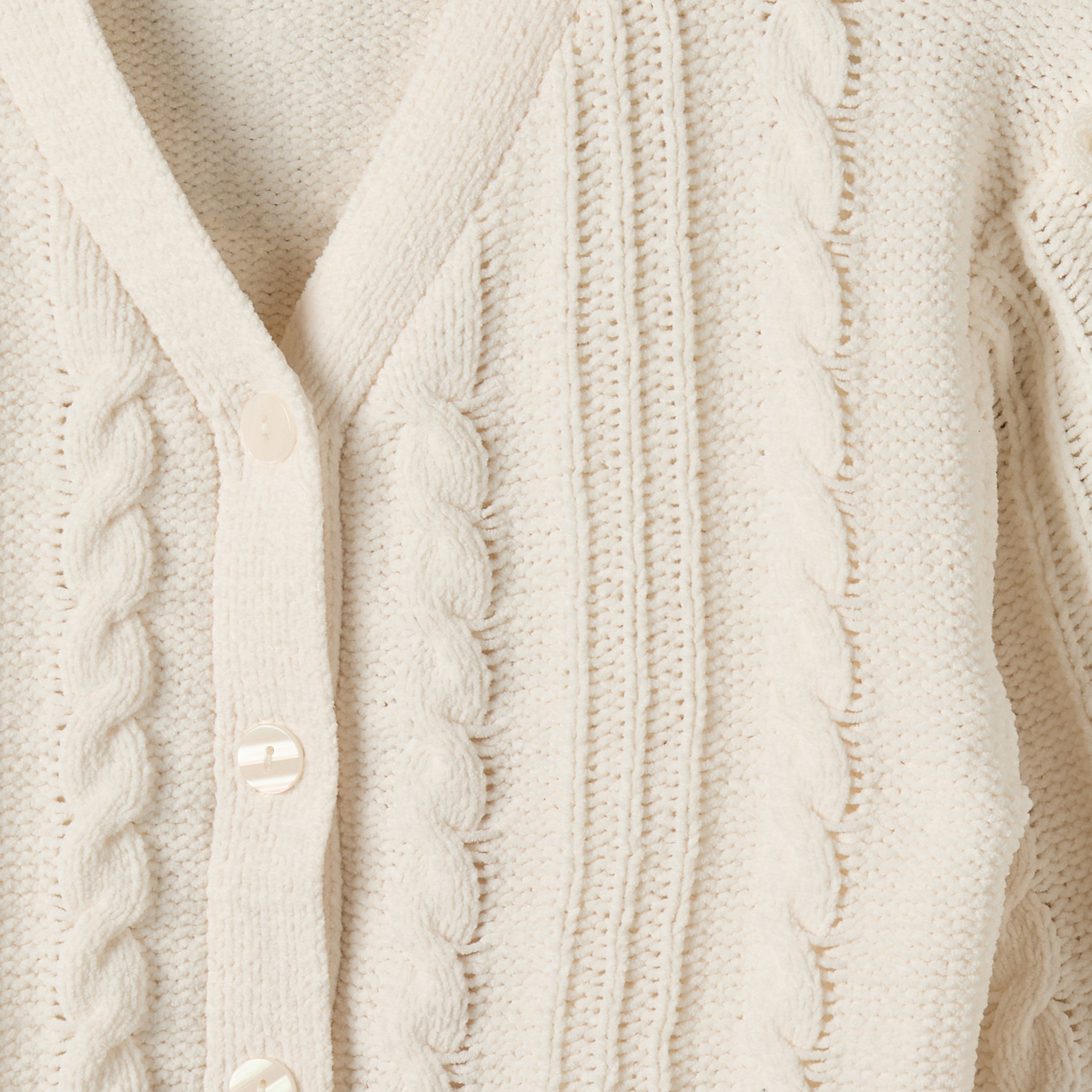 Juniors V-neck Cardigan with Bow Accent-girls-clothing-jumpersandcardigans-image-5