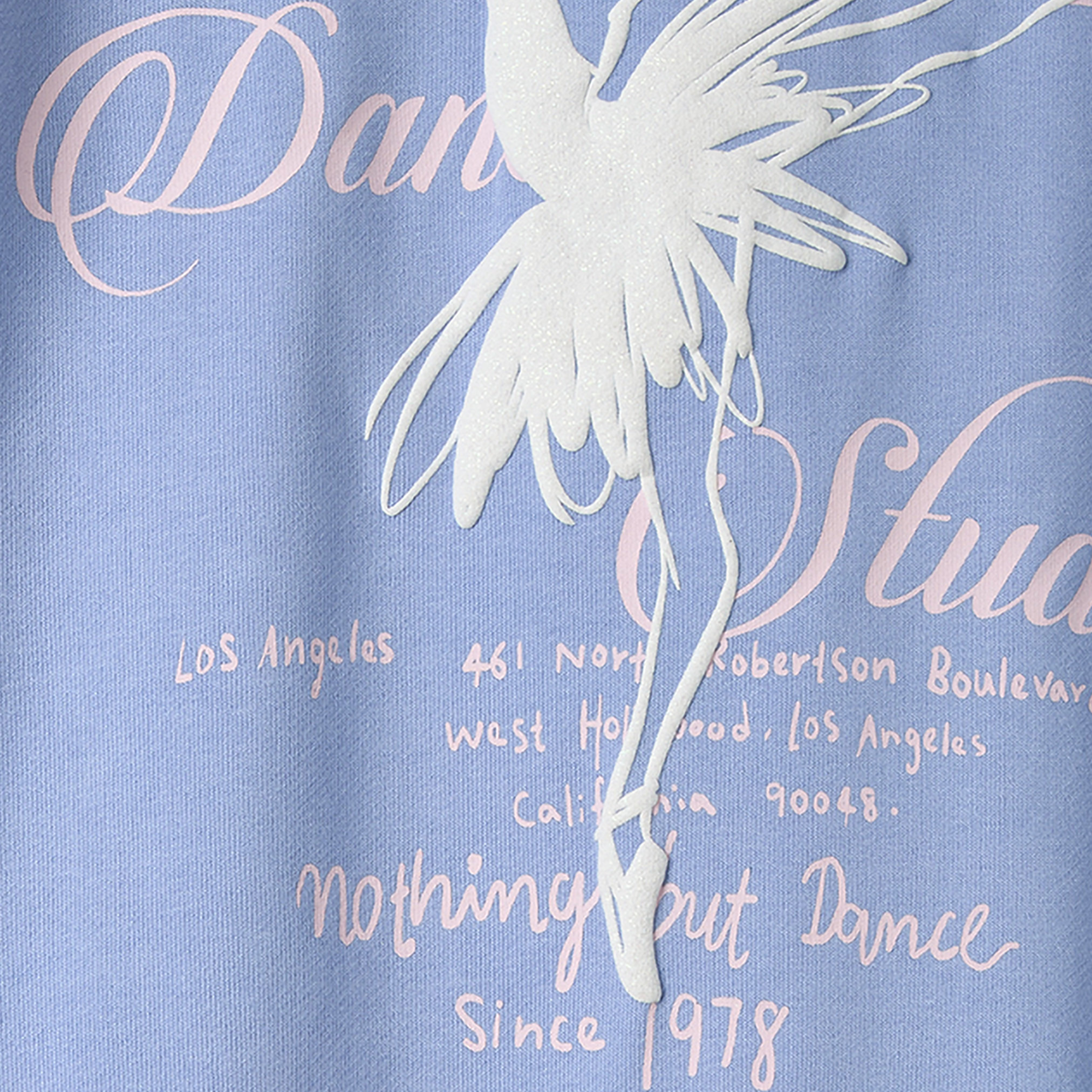 Juniors Ballerina Print Sweatshirt with Long Sleeves-girls-clothing-sweatshirts-image-6
