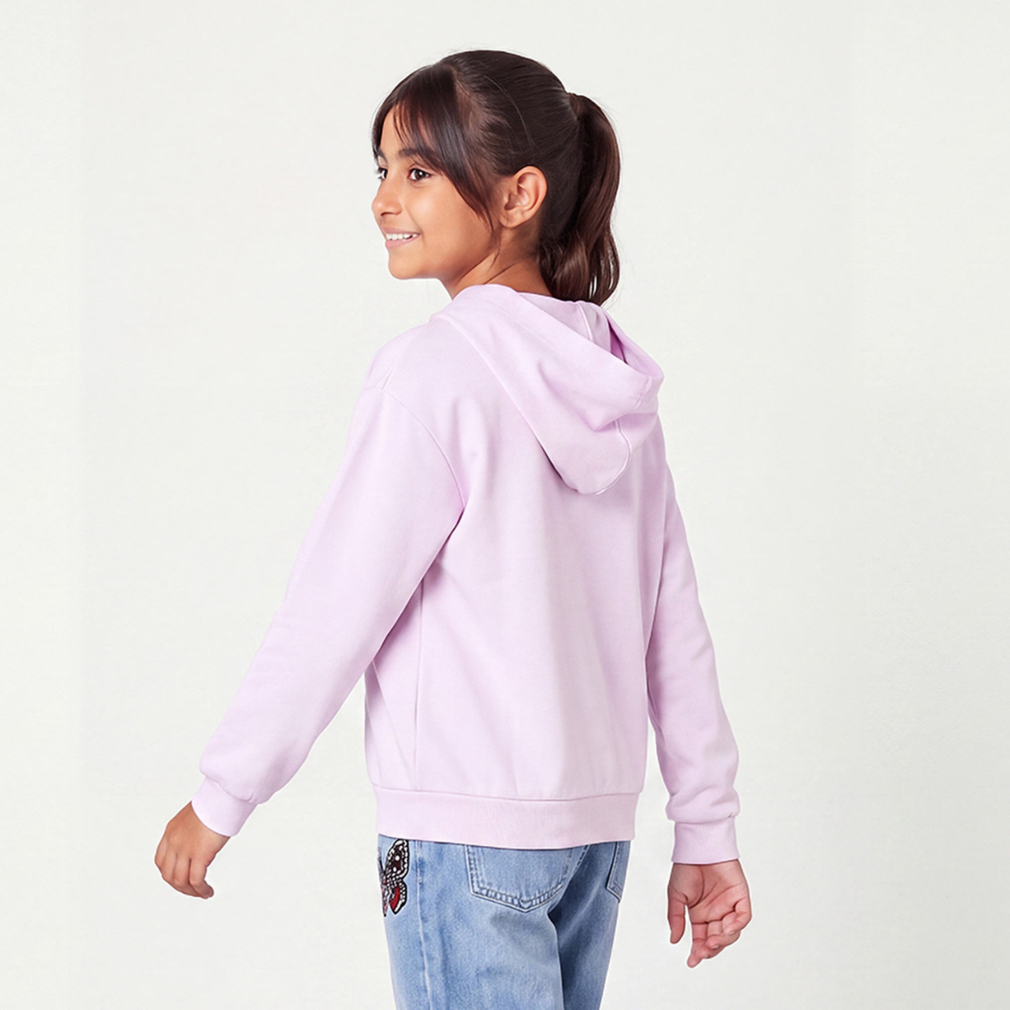 Juniors Hooded Sweatshirt with Long Sleeves-girls-clothing-sweatshirts-image-3