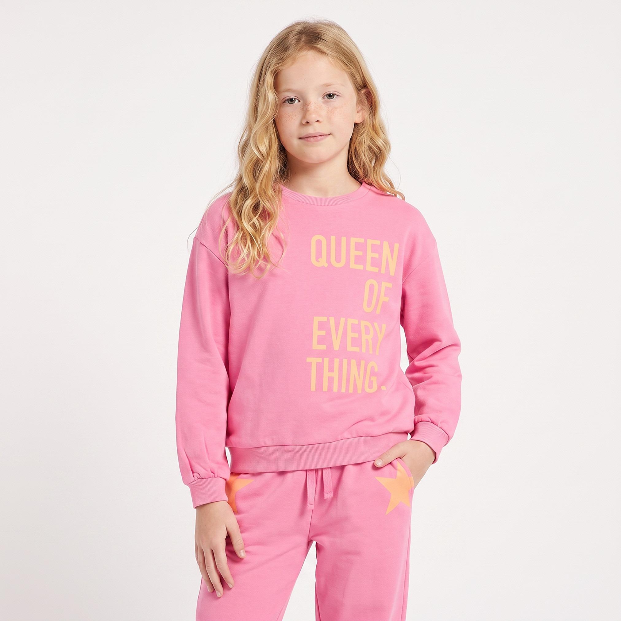 سويت شيرت بأكمام طويلة وطبعات شعار من جونيورز-girls-clothing-sweatshirts-image-1