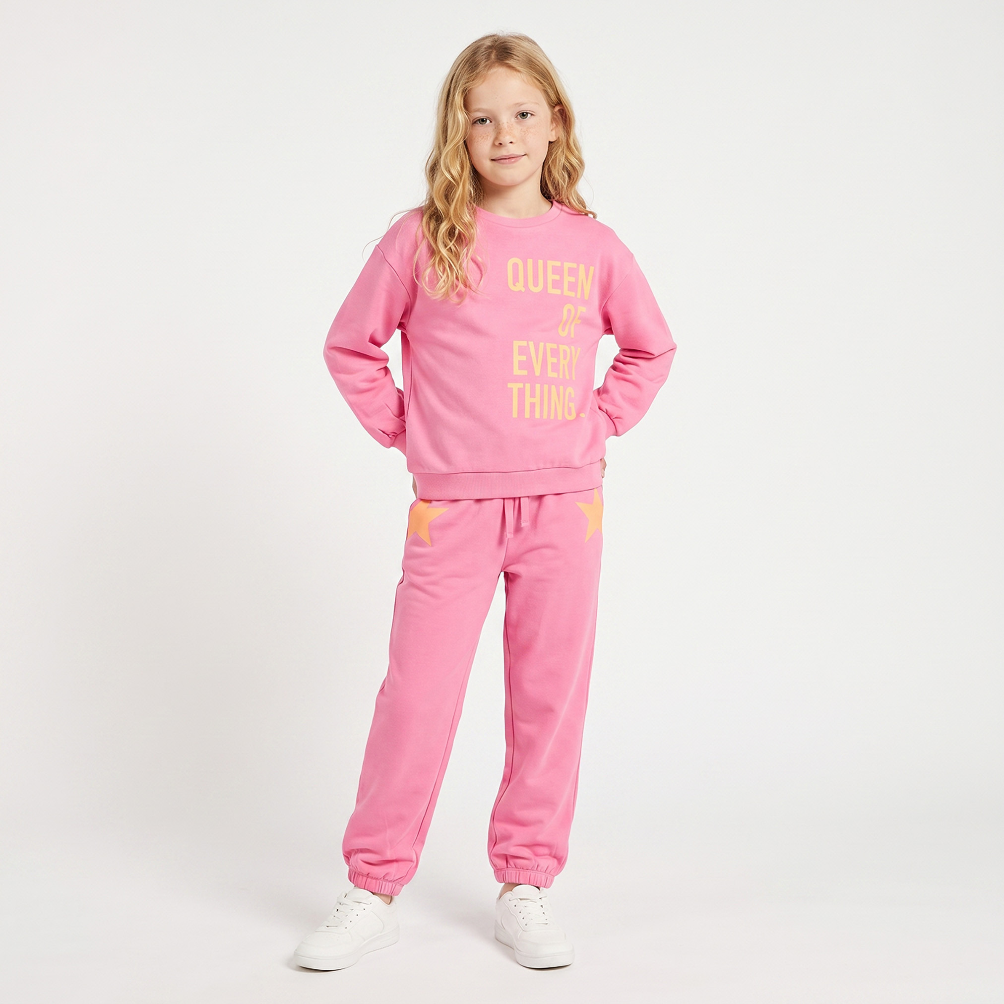 سويت شيرت بأكمام طويلة وطبعات شعار من جونيورز-girls-clothing-sweatshirts-image-3