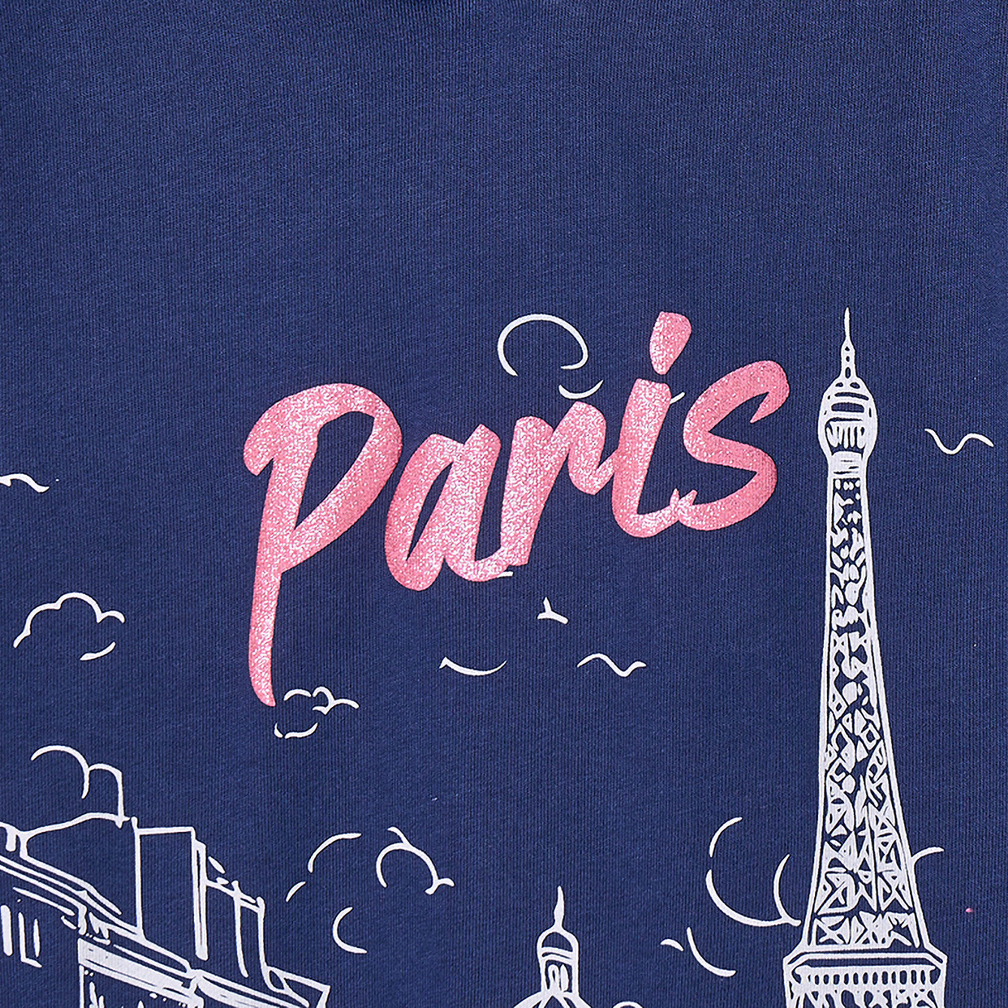 سويت شيرت بقبعة وطبعات باريس من جونيورز-girls-clothing-sweatshirts-image-4