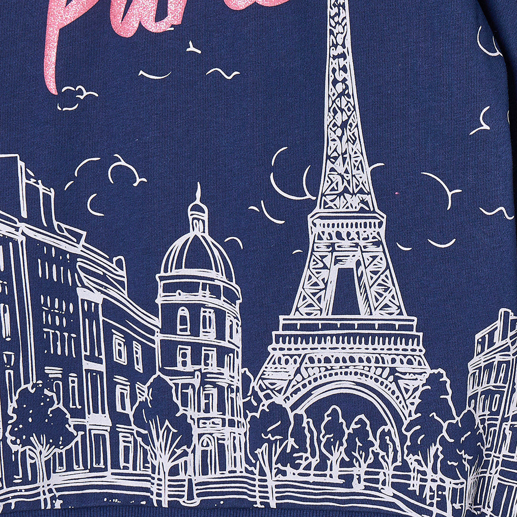 سويت شيرت بقبعة وطبعات باريس من جونيورز-girls-clothing-sweatshirts-image-5