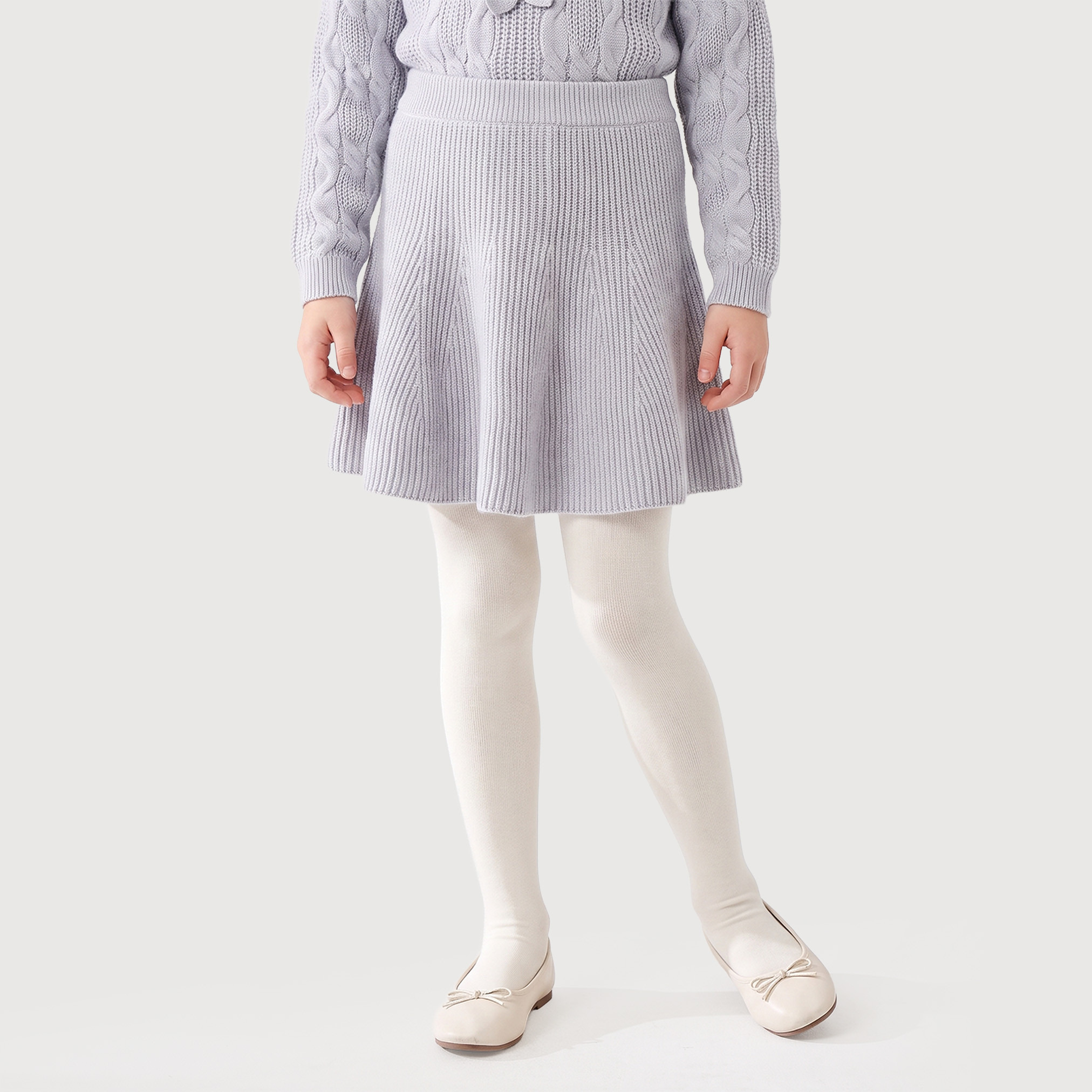 Set of 3 Juniors Round Neck Long Sleeves Top and Skirt Set with Tights-girls-clothing-setsandcoords-image-3