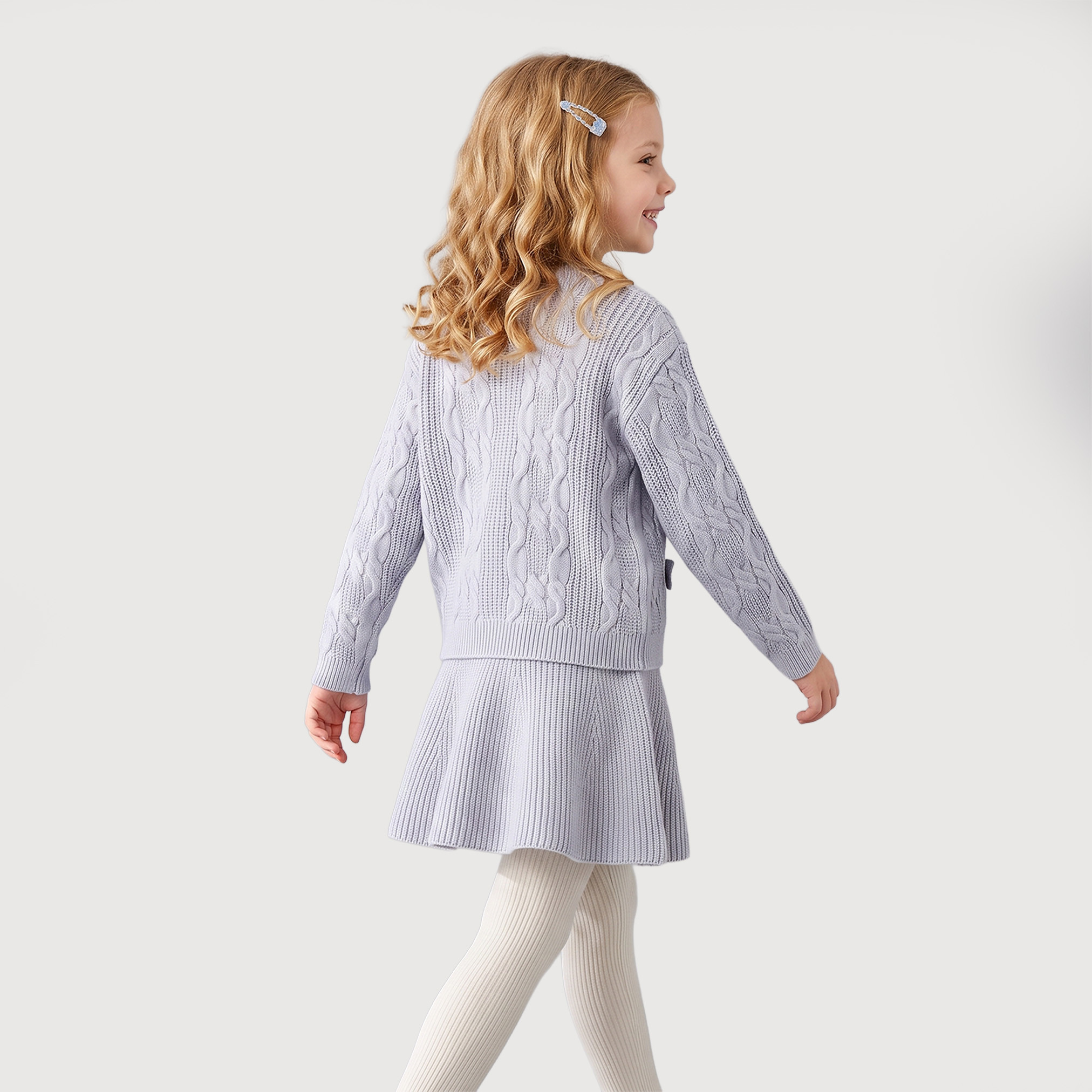 Set of 3 Juniors Round Neck Long Sleeves Top and Skirt Set with Tights-girls-clothing-setsandcoords-image-4