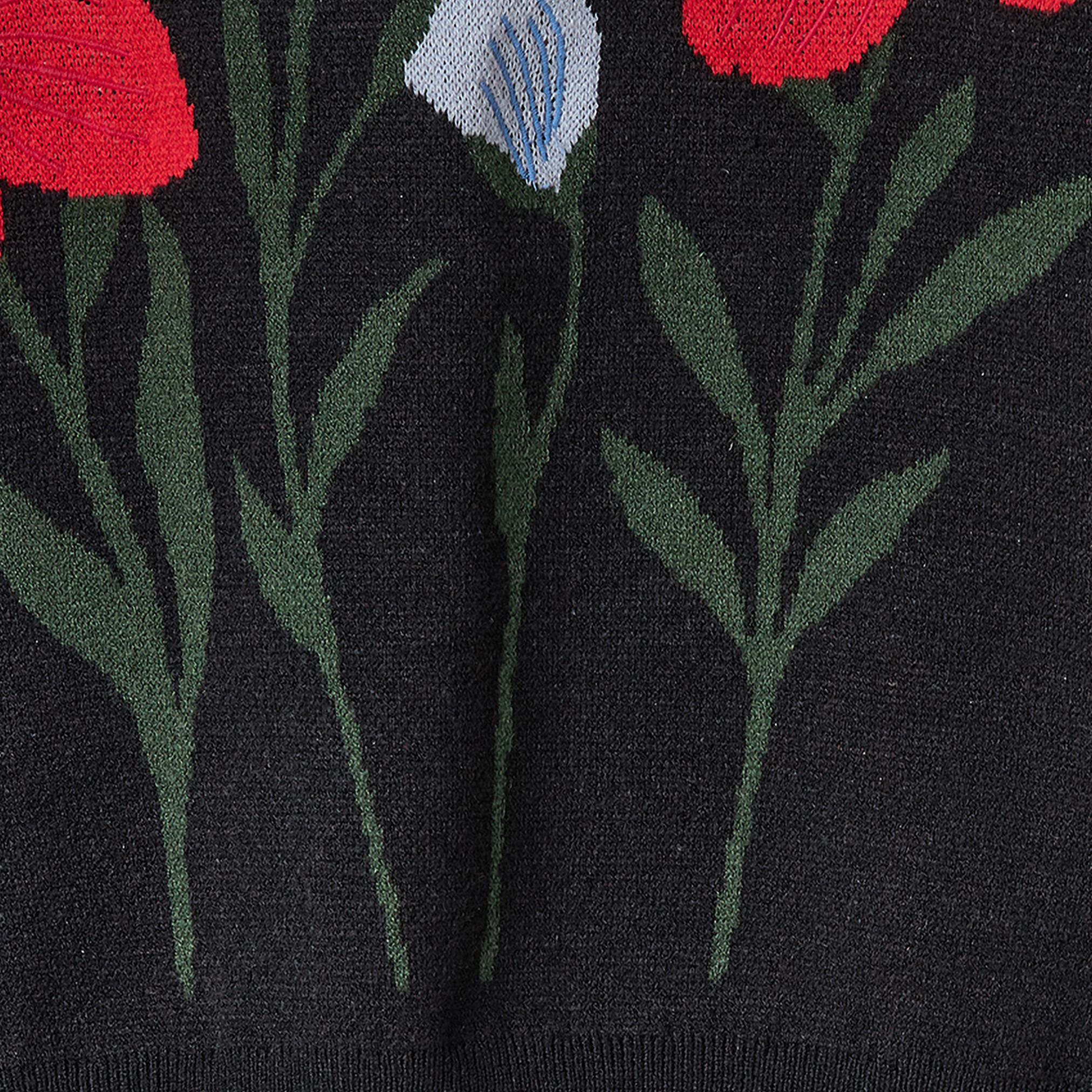 Juniors Crew Neck Long Sleeves Sweater and Pants Set with Floral Embroidery-girls-clothing-setsandcoords-image-7