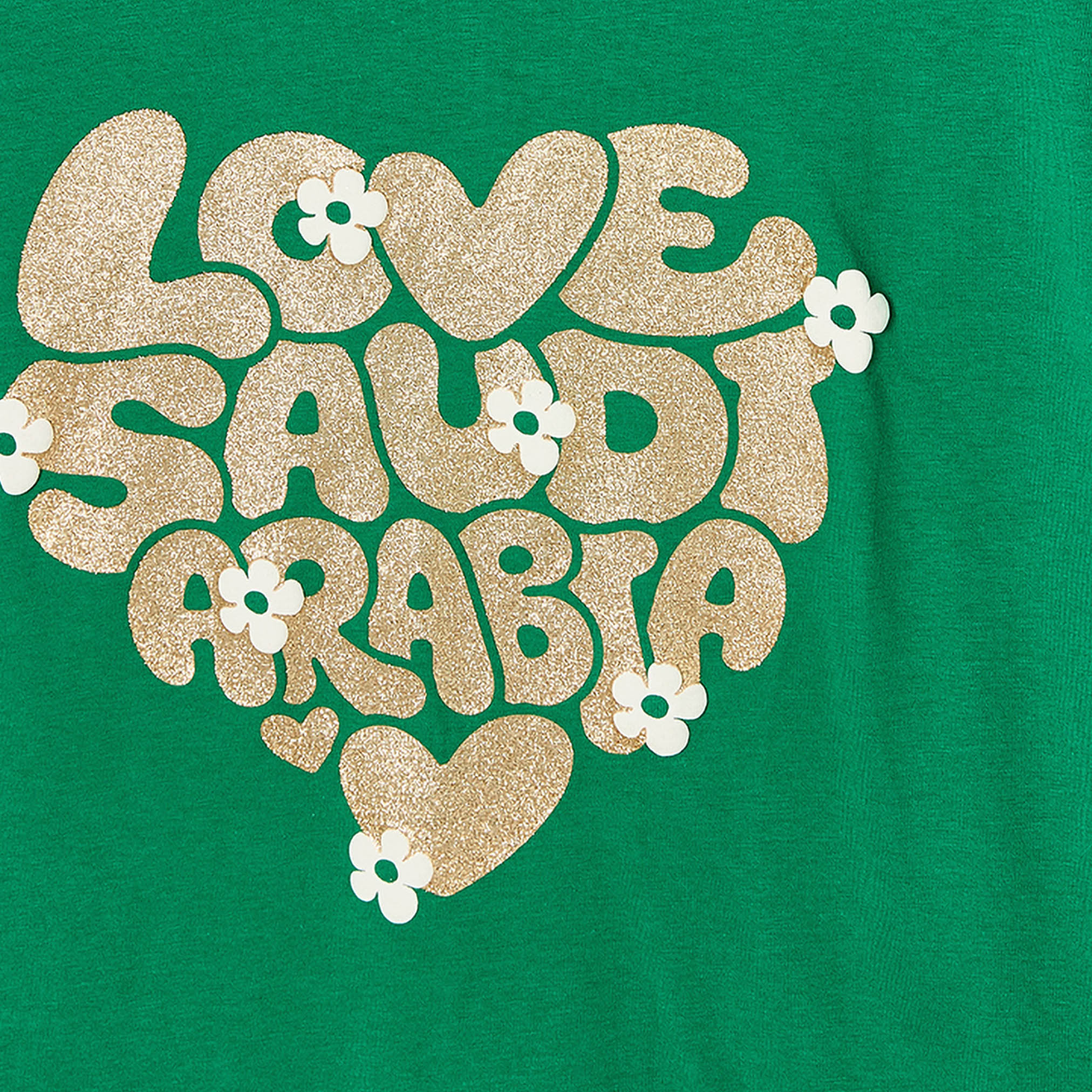 تيشيرت برقبة ضيقة وأكمام قصيرة وطبعات من جونيورز-girls-clothing-tshirts-image-4
