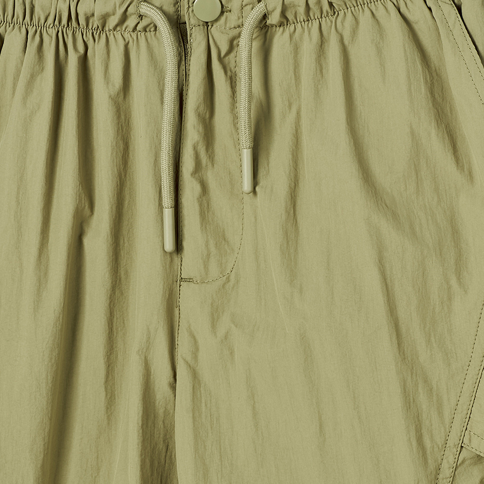Juniors Elasticated Drawstring Waist Cargo Joggers with Pocket-girls-clothing-bottoms-joggersandtrackpants-image-4