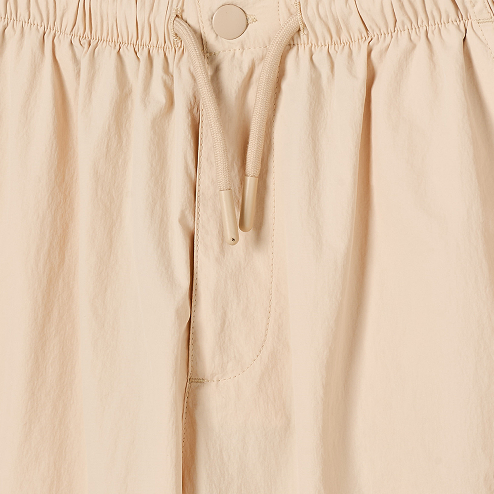 Juniors Elasticated Drawstring Waist Cargo Joggers with Pocket-girls-clothing-bottoms-joggersandtrackpants-image-4