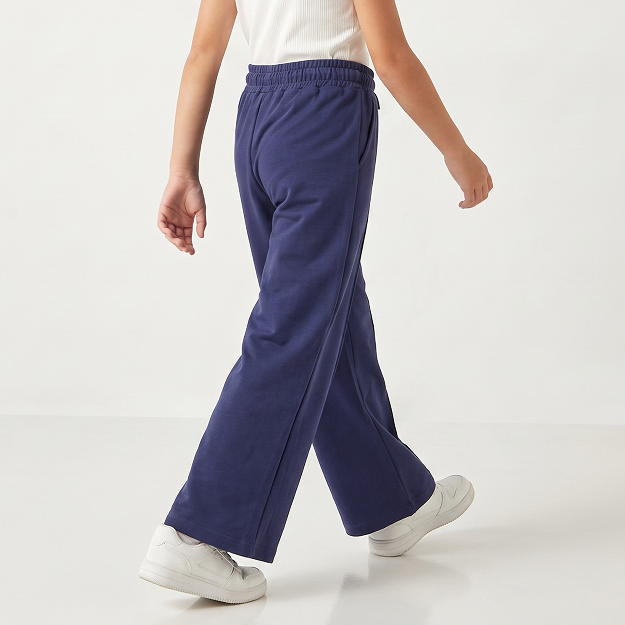 Pack of 2 Juniors Drawstring Waist Track Pants with Pockets-girls-clothing-bottoms-joggersandtrackpants-image-5