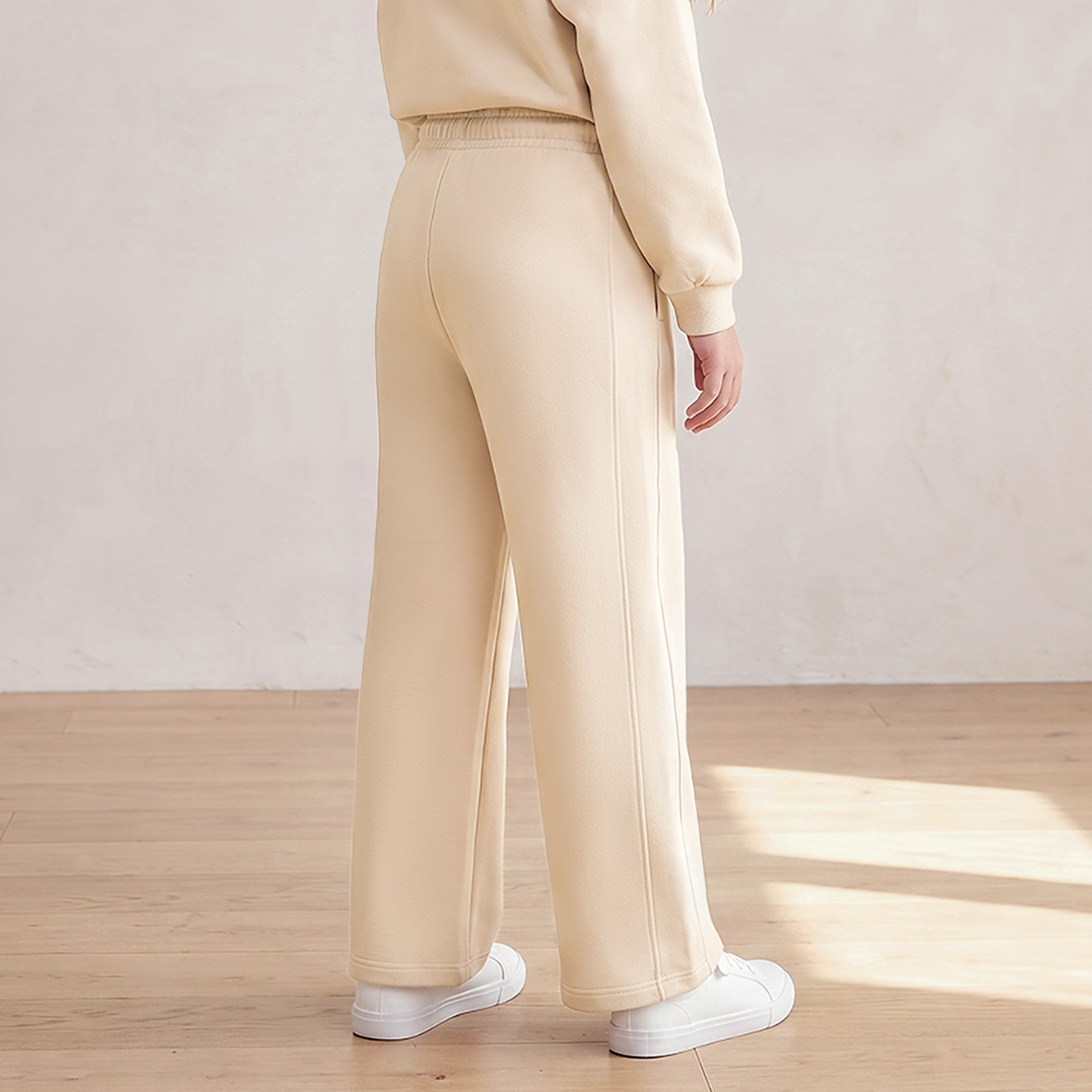 بنطلون رياضي بخصر مطاطي وجيوب من جونيورز-girls-clothing-schoolwear-bottoms-joggers-image-3