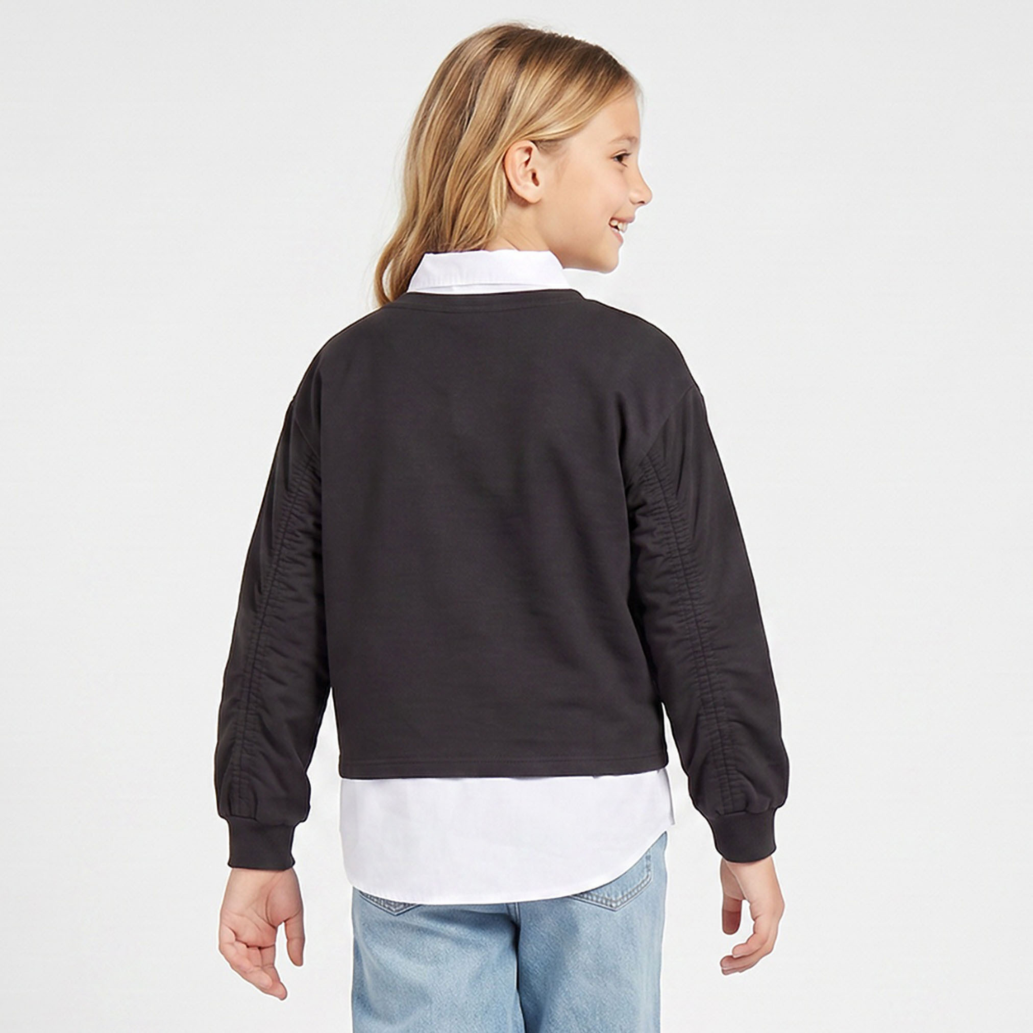 سويت شيرت مزين بأكمام بكشكش من جونيورز-girls-clothing-sweatshirts-image-3