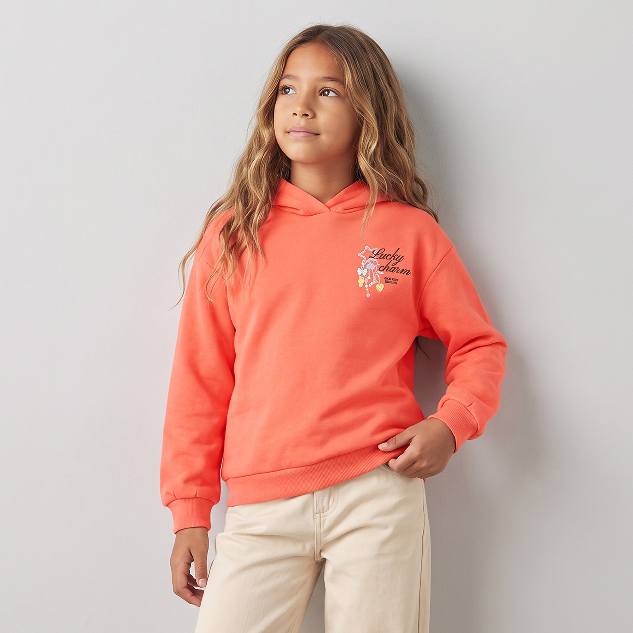 سويت شيرت بقبعة من جونيورز-girls-clothing-sweatshirts-image-1
