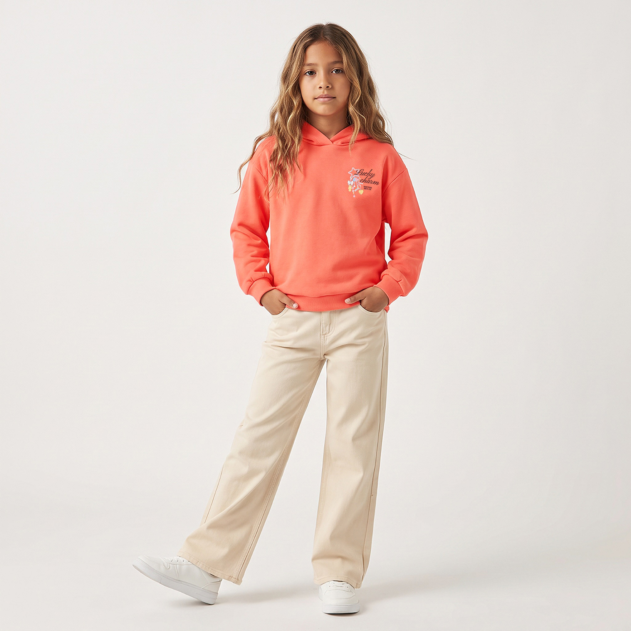 سويت شيرت بقبعة من جونيورز-girls-clothing-sweatshirts-image-3