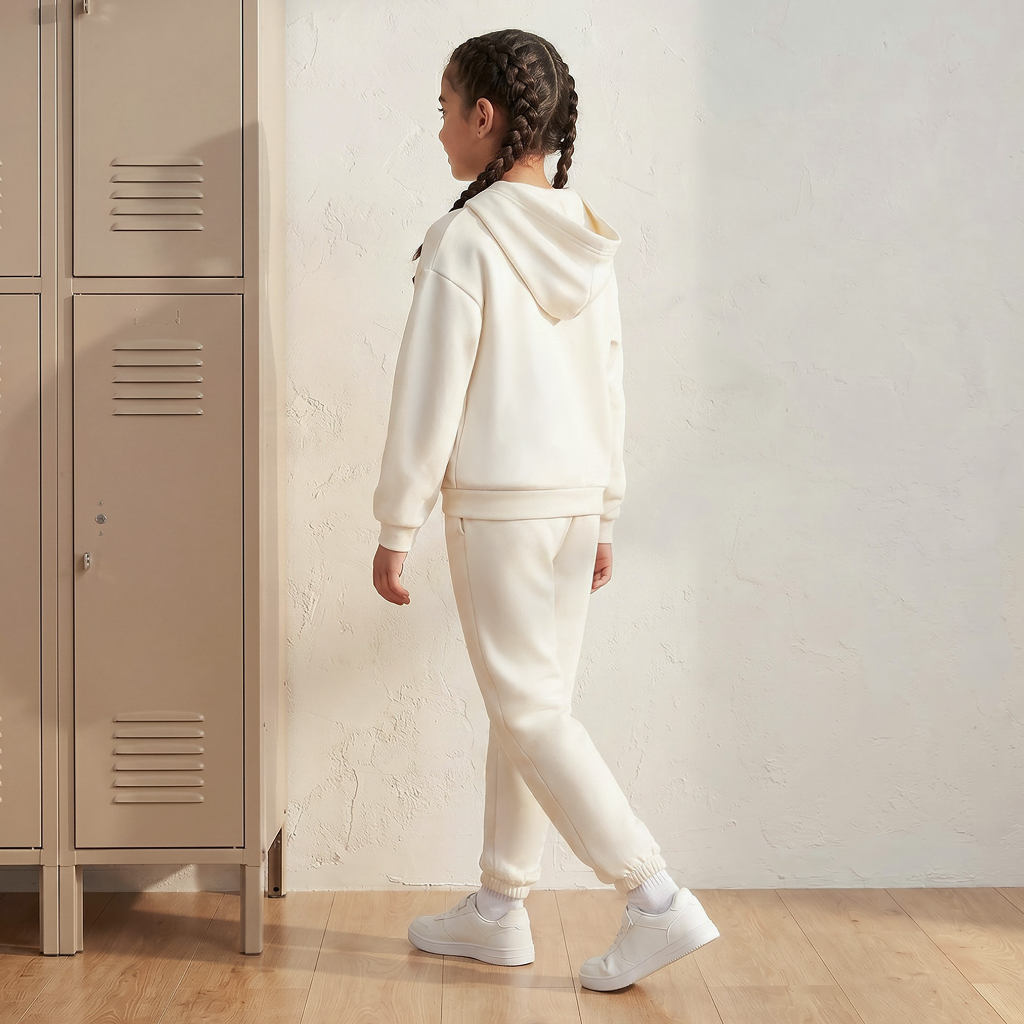 Juniors Hooded Sweatshirt with Long Sleeves-girls-clothing-sweatshirts-image-2