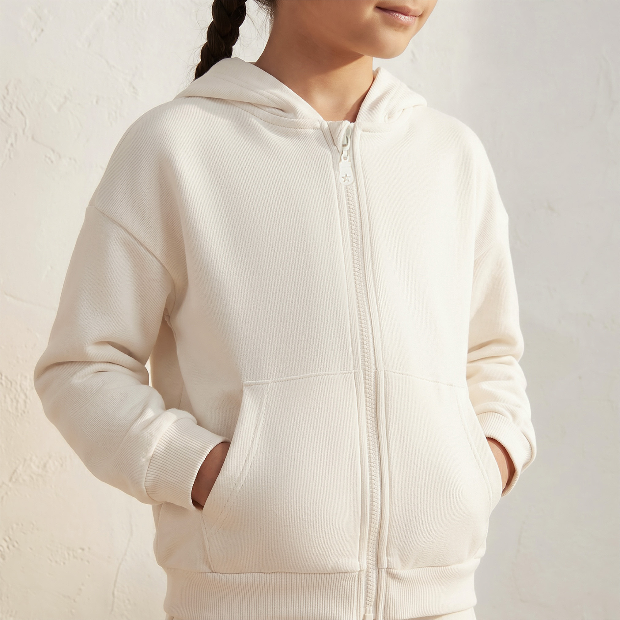 Juniors Hooded Sweatshirt with Long Sleeves-girls-clothing-sweatshirts-image-6